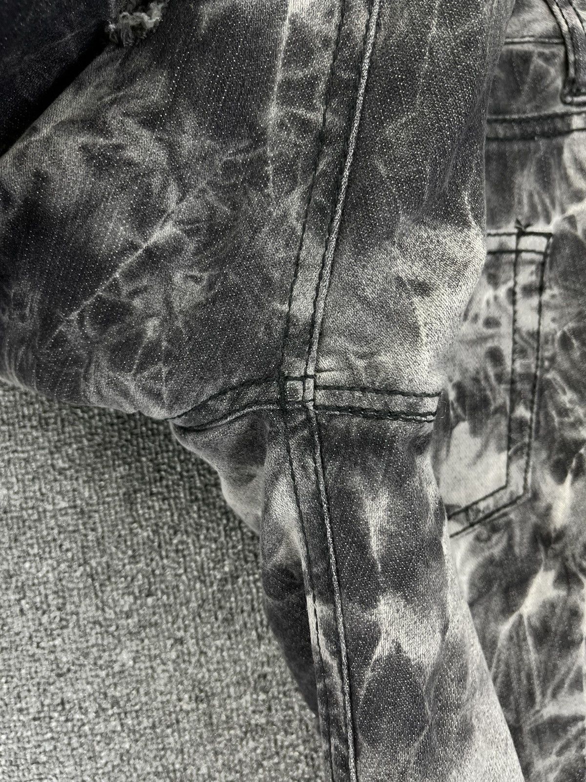 If Six Was Nine Vintage Work Japanese Rare Tie Dye Punk Pants Size 31" - 12 Thumbnail