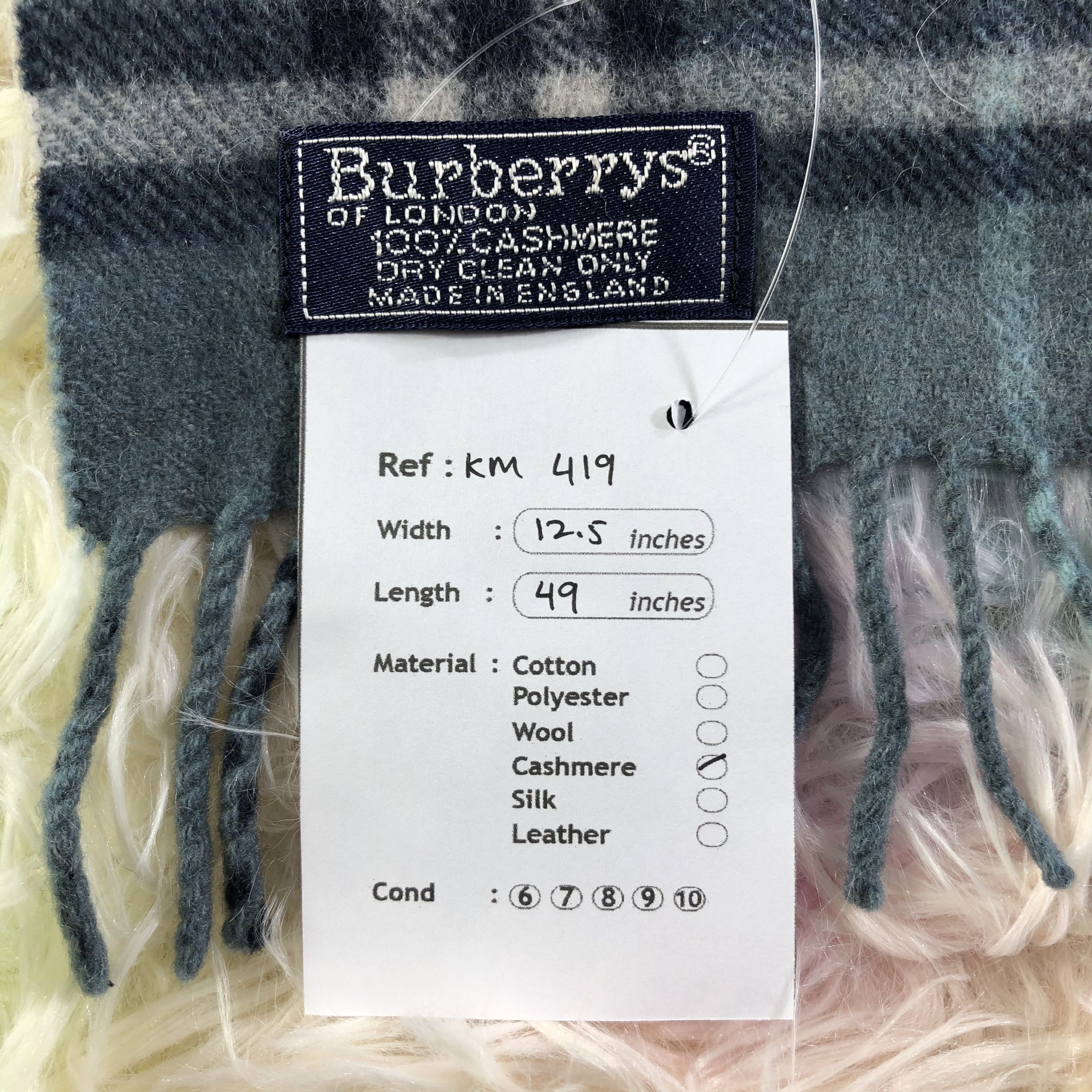 Burberry × Vintage Burberry Scarf / Muffler / Neckwear - KM419 Size ONE SIZE - 7 Thumbnail