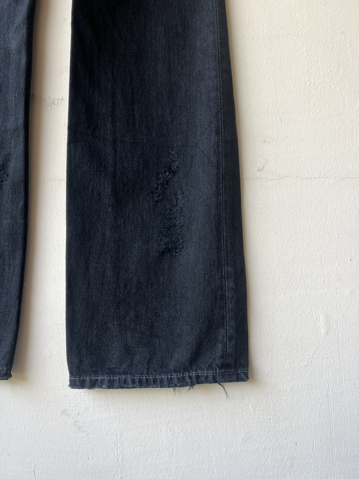 Shellac Of The Neige Style Japan Ripped Distress Denim Bootcut Jeans Size US 30 / EU 46 - 23 Thumbnail