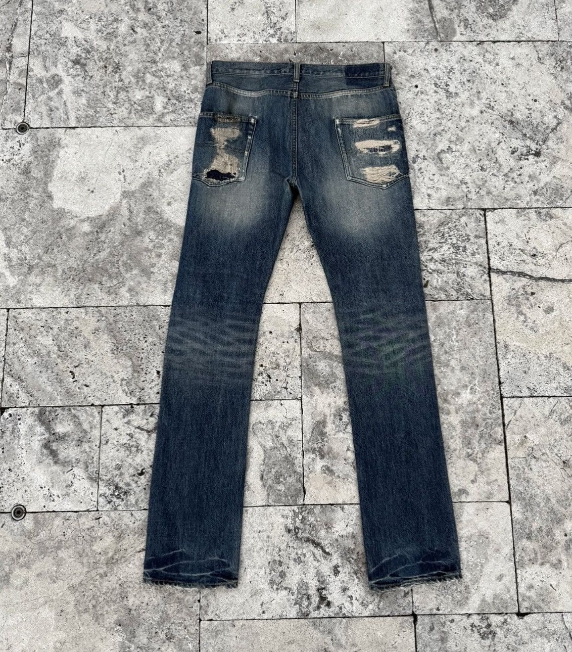 Undercover Undercover AW05 “Arts & Crafts” Skull denim Size US 32 / EU 48 - 2 Thumbnail