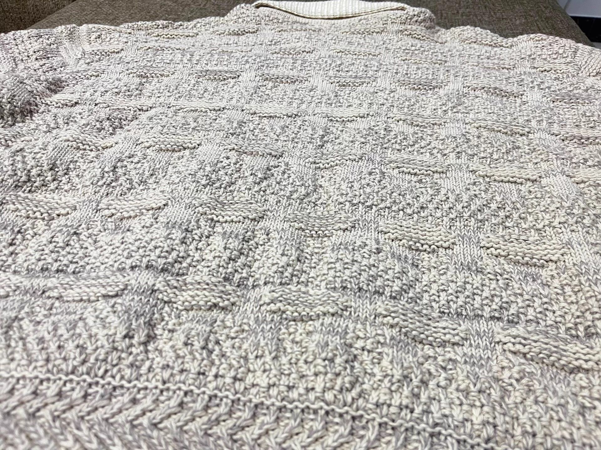 Peruvian Equestrian Hand-Knit Sweater In Beige/, Men's (Size M) — image 5 of 6