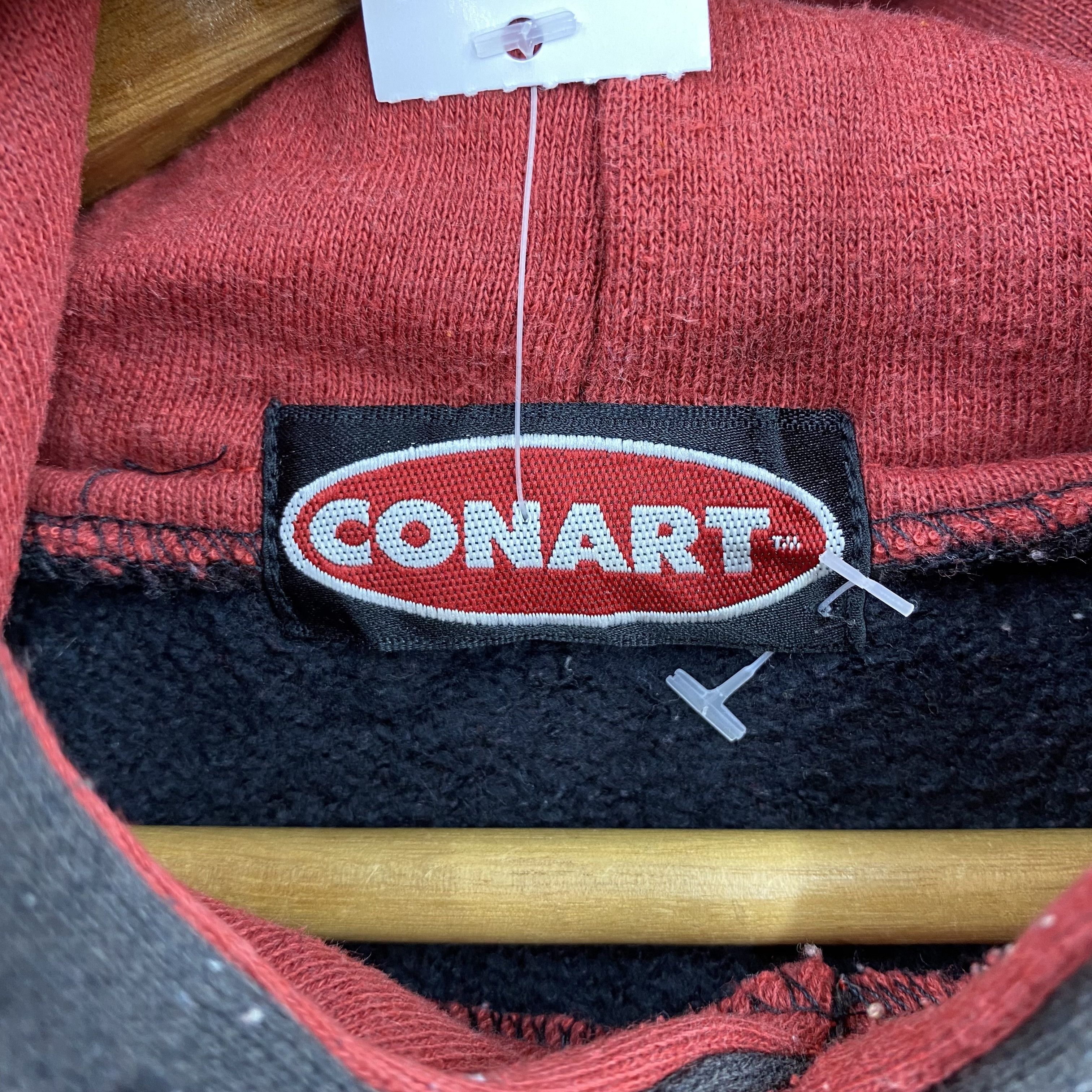 Vintage Vintage 90s Conart Hoodie Streetwear Pullover Jumper Size US L / EU 52-54 / 3 - 7 Thumbnail