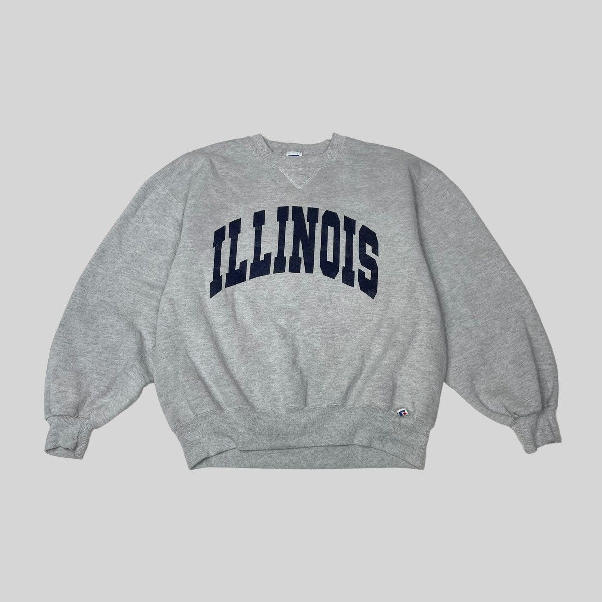 Russell Athletic × Vintage Vintage 90s Russell illinois sweatshirt Size US M / EU 48-50 / 2 - 2 Thumbnail