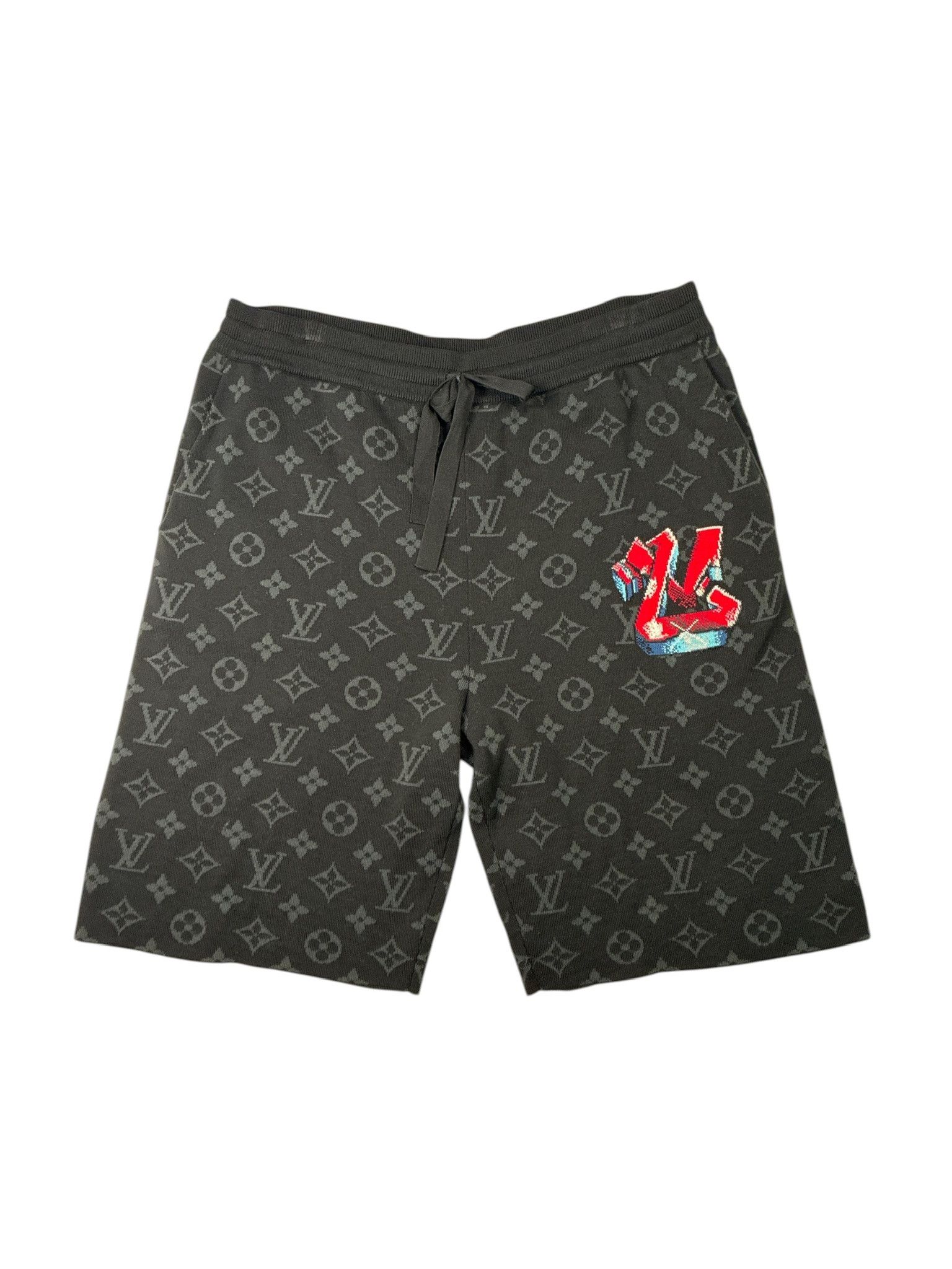 Louis Vuitton Louis Vuitton Graffiti Monogram Knitted Shorts Size US 38 / EU 54 - 1 Thumbnail