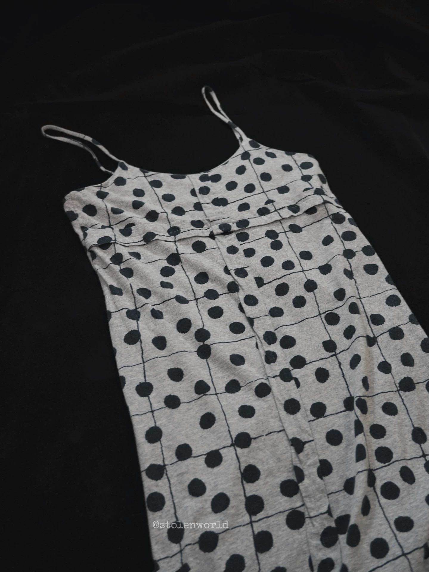 Comme des Garcons Comme des Garçons Early Gray Polka Dot Camisole Dress Size M / US 6-8 / IT 42-44 - 4 Thumbnail