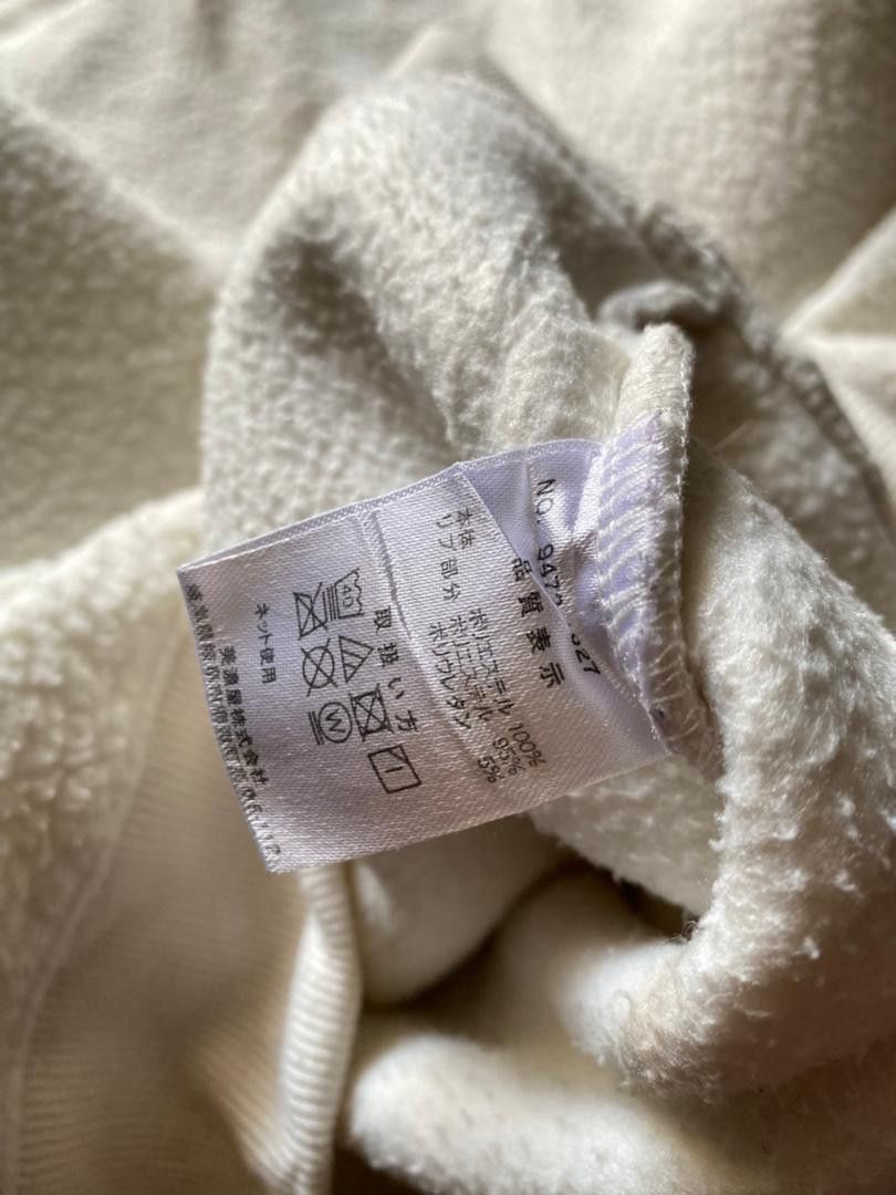 Japanese Brand Converse White Fleece Sweatshirt Size US M / EU 48-50 / 2 - 6 Thumbnail