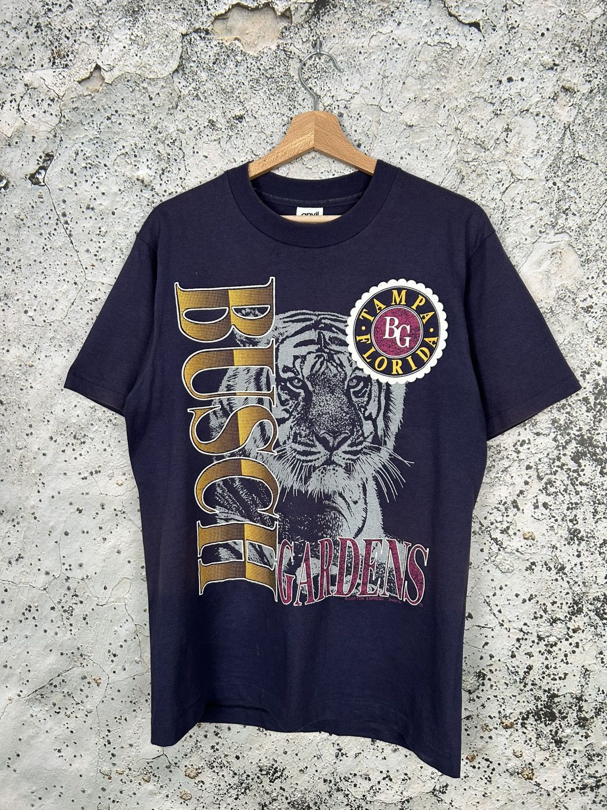 Vintage Vintage Tampa Florida Busch Gardens 90s Single Stitch Tee Size US M / EU 48-50 / 2 - 1 Thumbnail