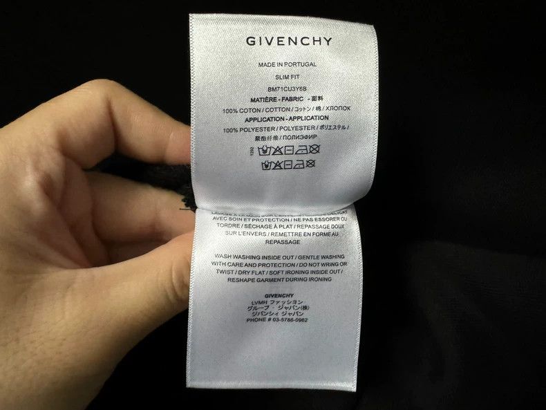 Givenchy Givenchy Classic Flocking Logo Letter Black Hooded Sweatsh Size US S / EU 44-46 / 1 - 8 Thumbnail
