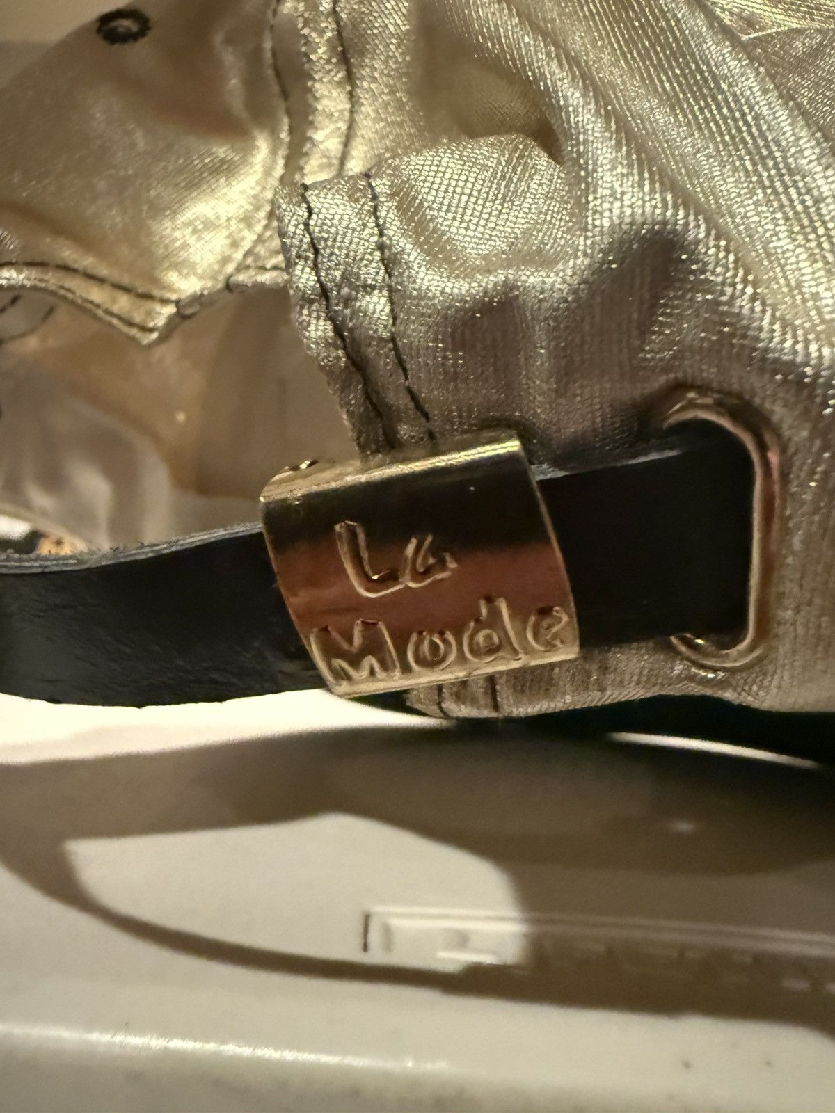Vintage 1991 cancelled gold hat mike tyson holyfield caesers palace Size ONE SIZE - 3 Thumbnail