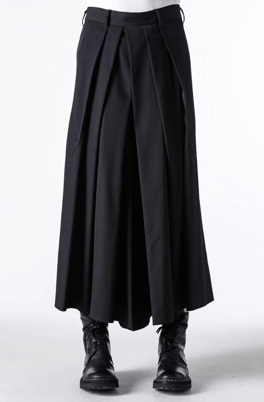 Yohji Yamamoto Yohji Yamamoto Pour Homme SS24 - Ta/TUXEDO HAKAMA PANTS Size US 32 / EU 48 - 1 Thumbnail