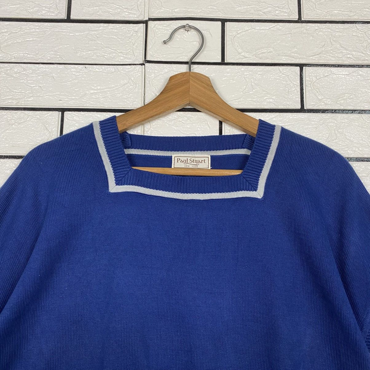 Japanese Brand 📌Vintage Cropped Knit Sweatshirt Paul Stuart Issey Miyake Size US M / EU 48-50 / 2 - 4 Thumbnail