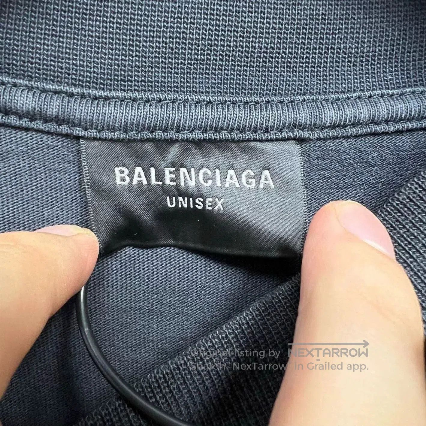 Balenciaga Balenciaga Black Boomerang Embroidery Sweatshirt. Size US XXS / EU 40 - 3 Thumbnail