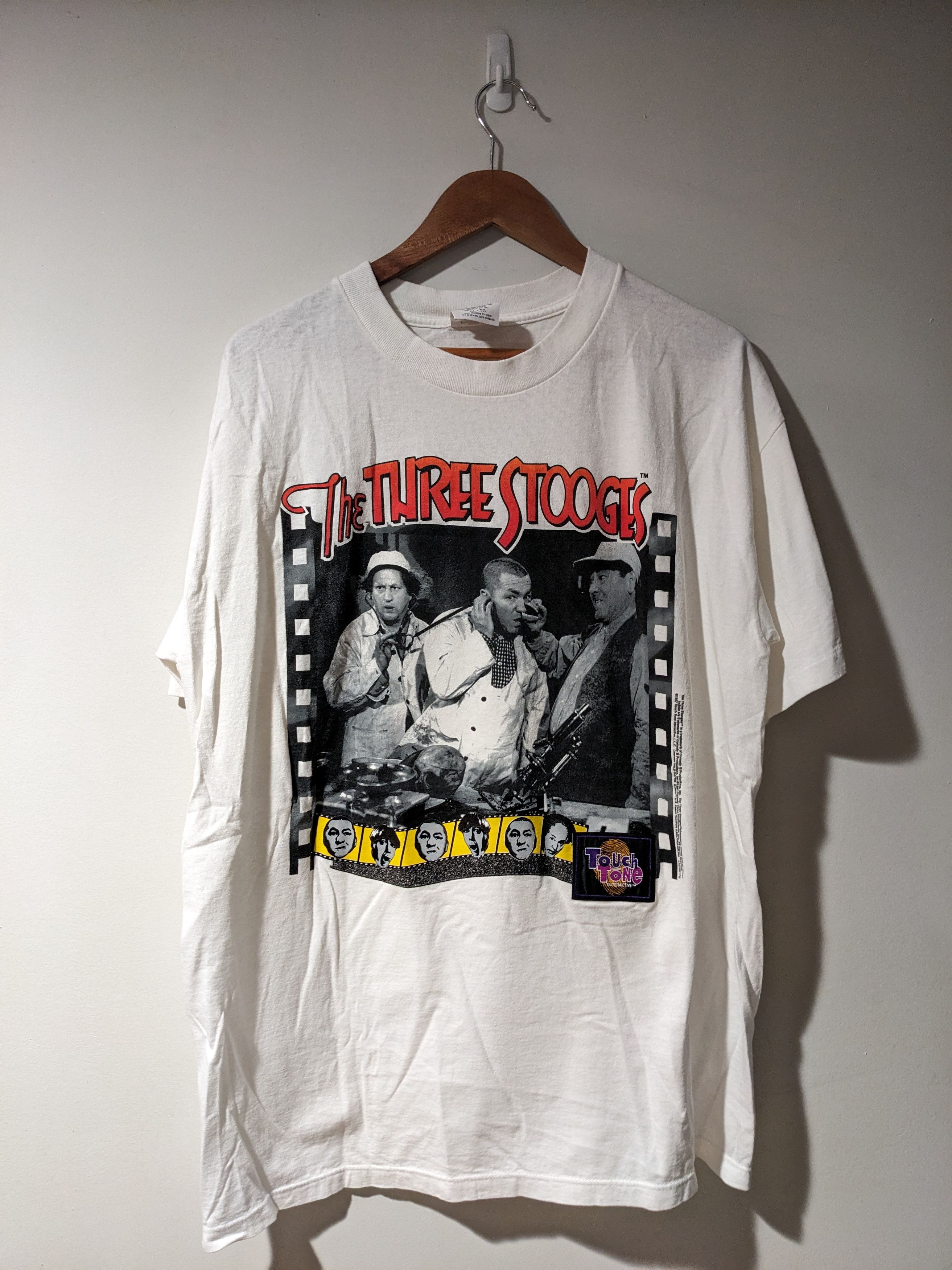 Other Vintage 1997 The Three Stooges Touch One X-Large T-Shirt Size US XL / EU 56 / 4 - 1 Thumbnail