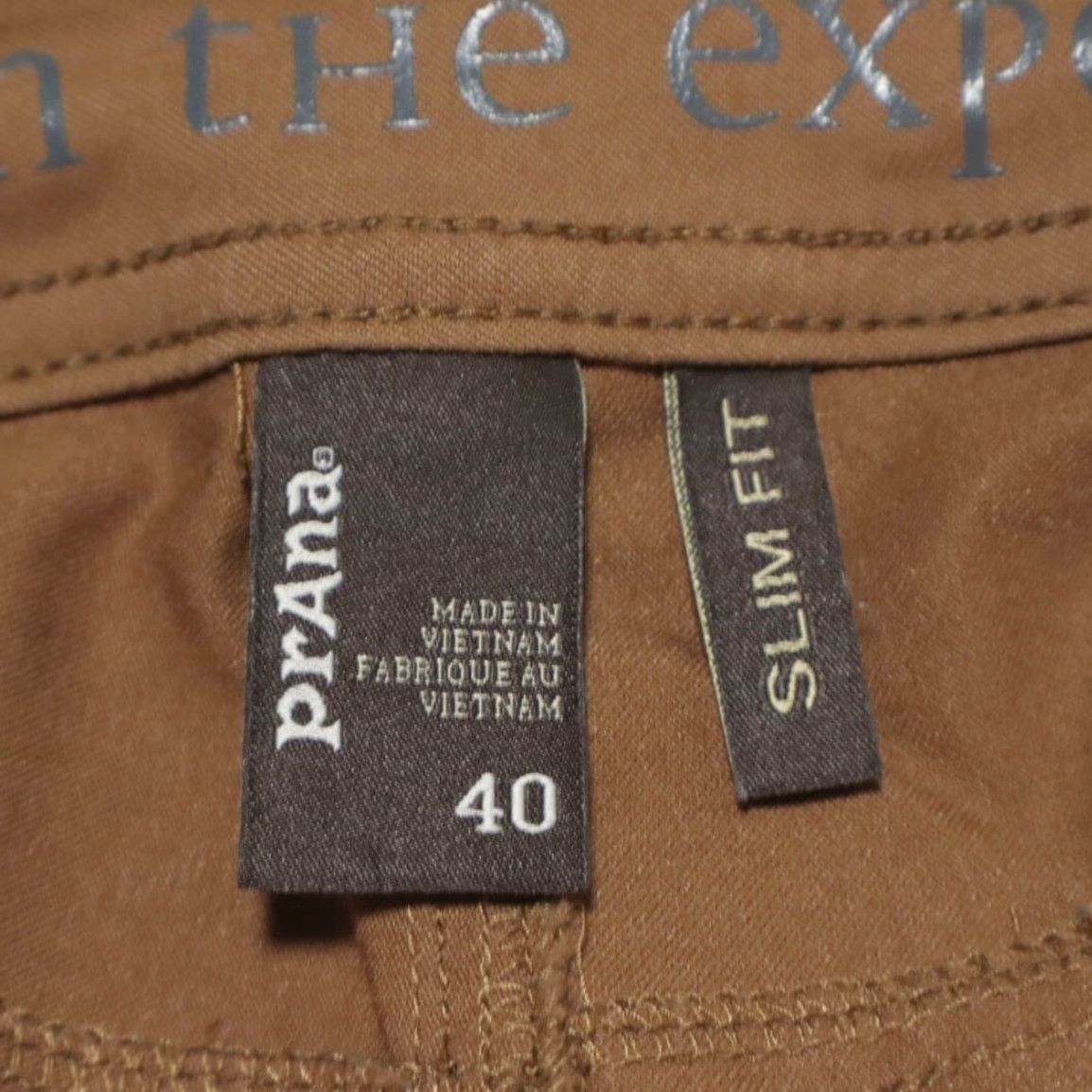 Prana Prana Chino Pants Tan Men's 40 Slim Brion Nylon Woven Casual Pant Size US 40 / EU 56 - 5 Thumbnail