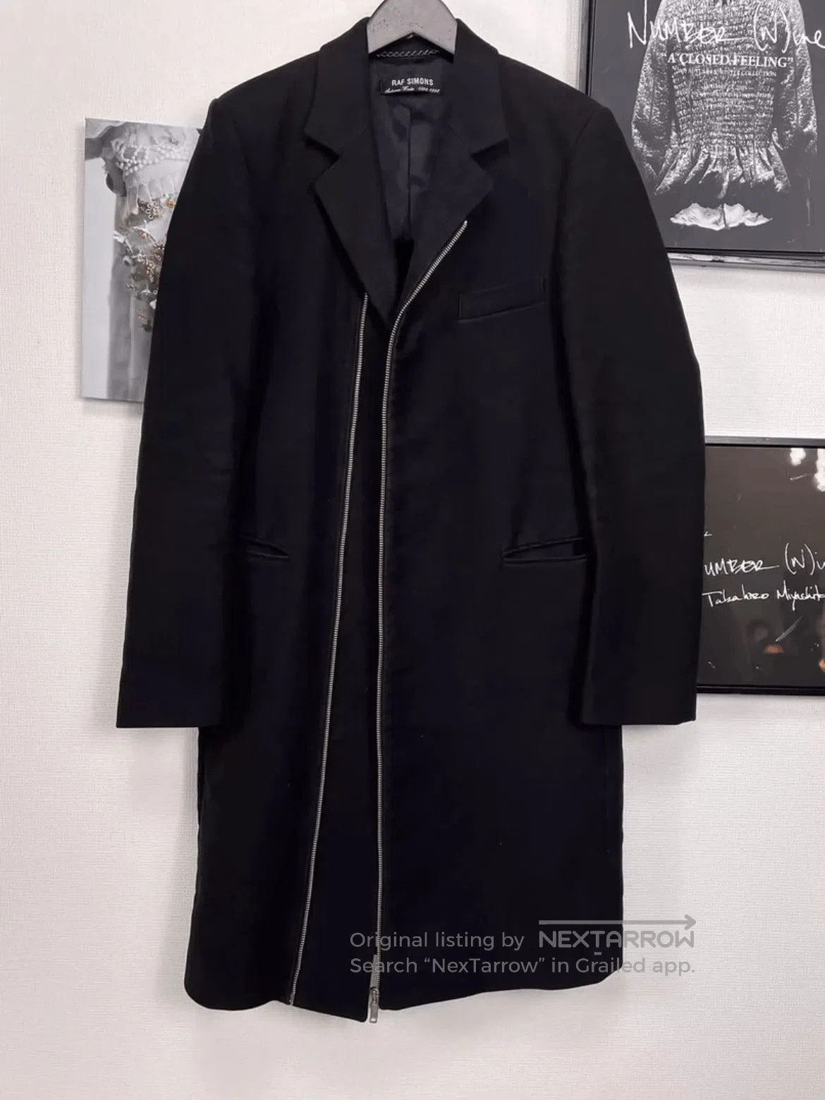 Raf Simons Sz 46 Raf Simons 98AW Cross Zip Coat. Size US S / EU 44-46 / 1 - 3 Thumbnail