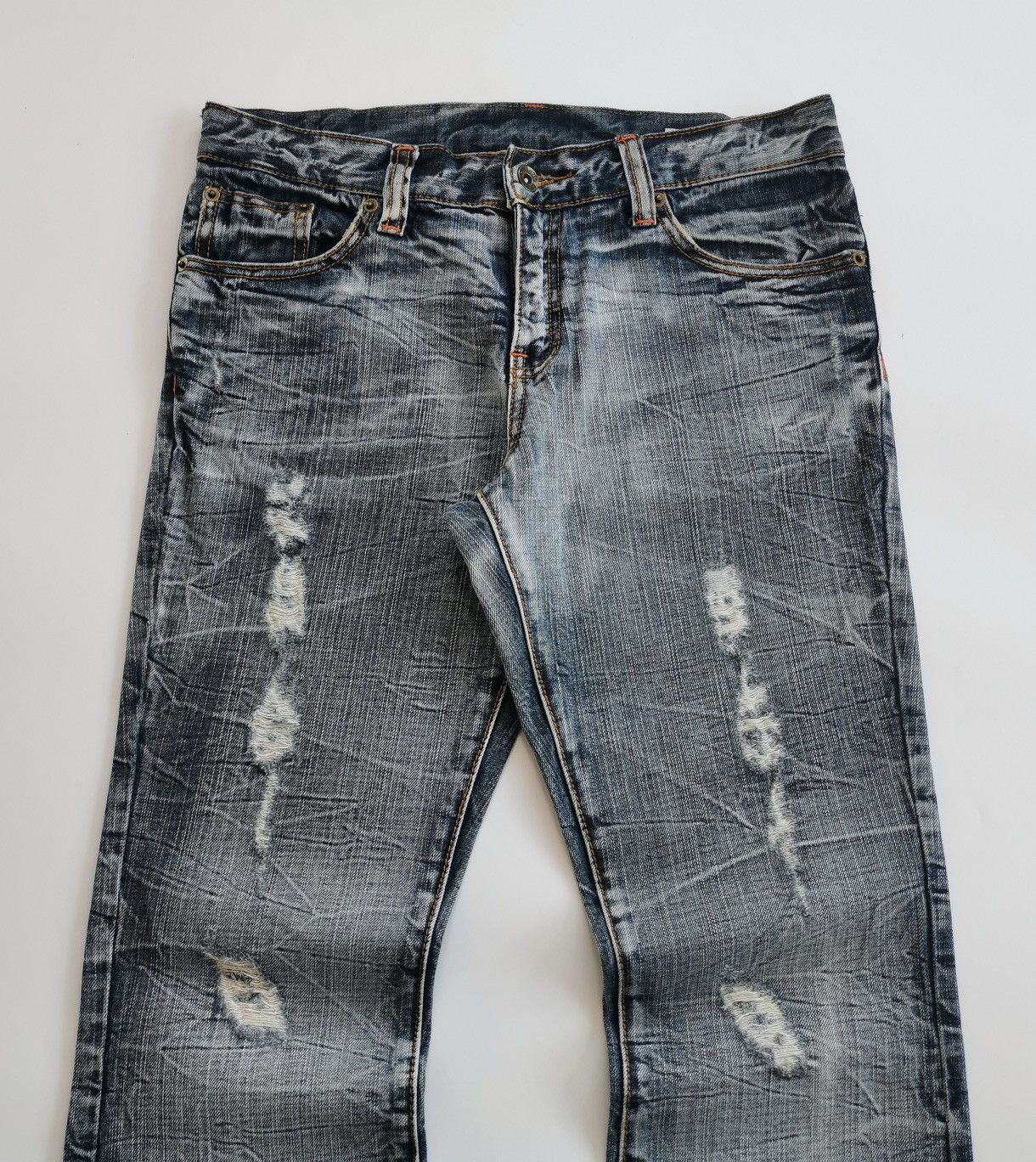 semanticdesign Bootcut Semanticdesign Claws Fade Distressed Denim Jeans Size US 31 - 5 Thumbnail