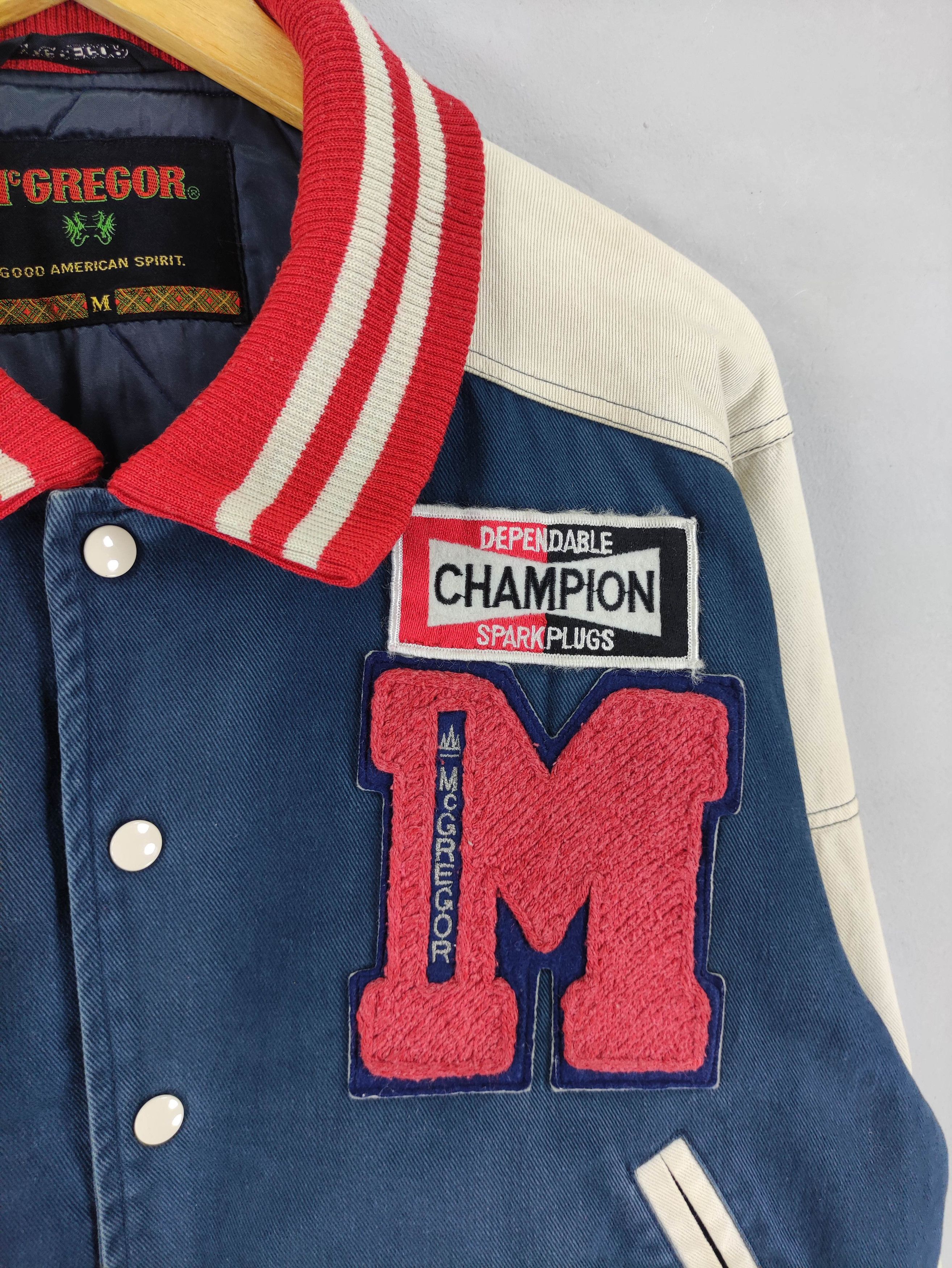 McGregor Vintage McGregor Varsity Jacket Snap Button Size US M / EU 48-50 / 2 - 2 Thumbnail
