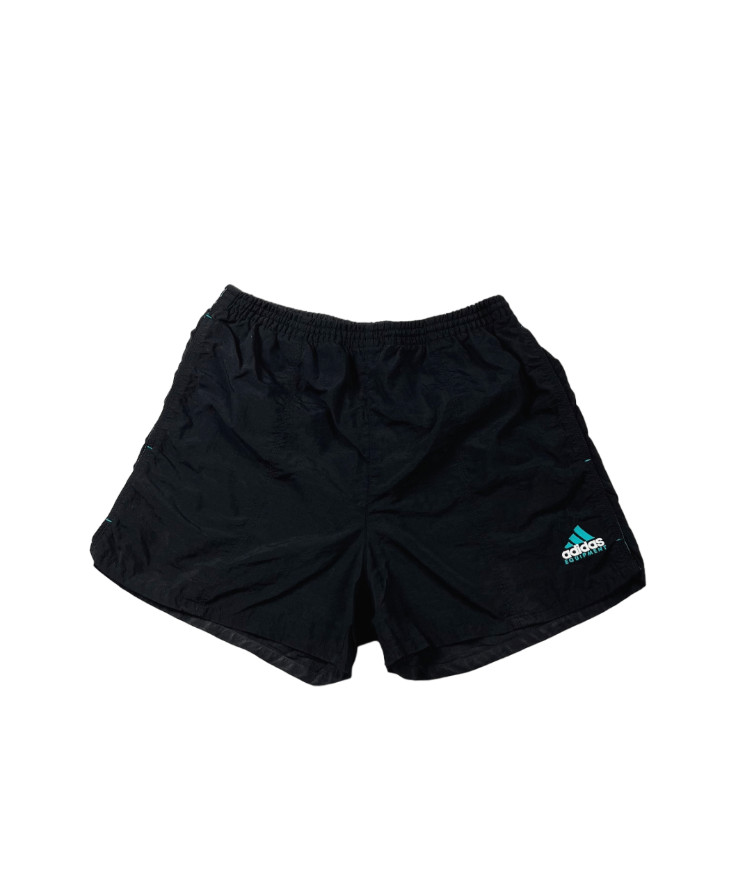 image of Vintage Adidas Equipment Shorts 6 M-L in Black, Men's (Size 32)