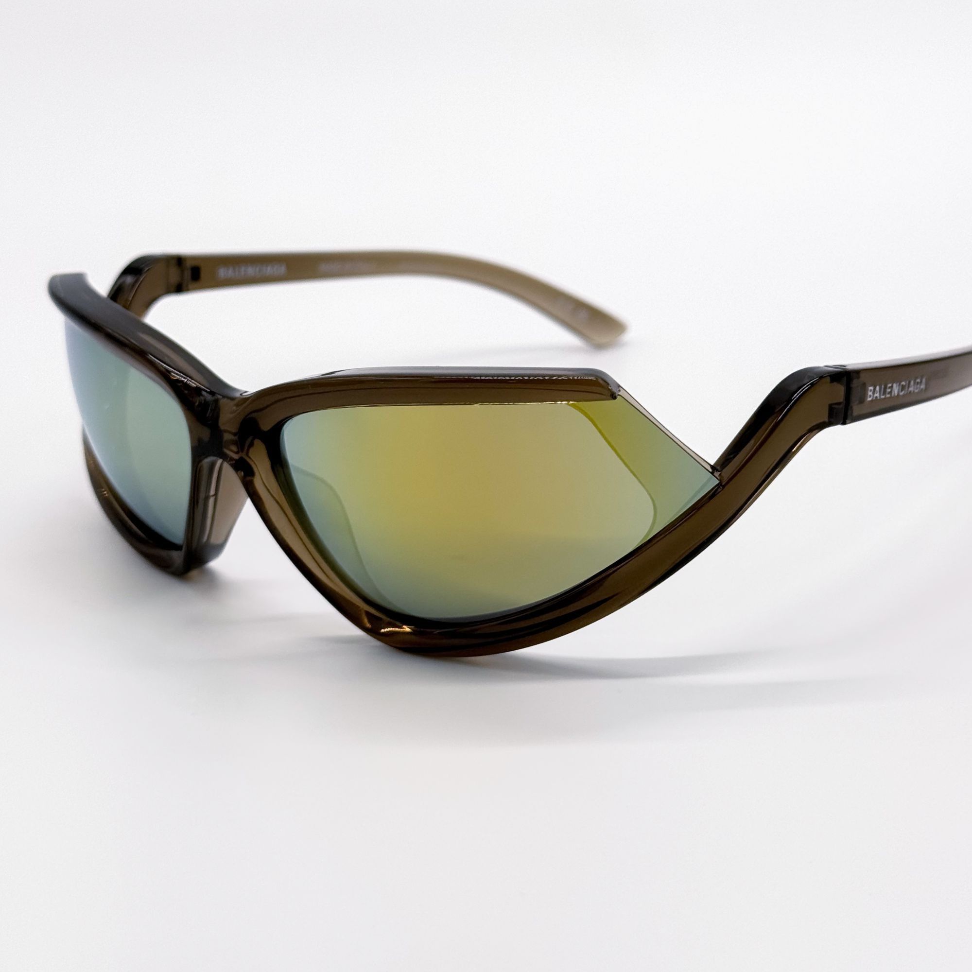Balenciaga NEW BALENCIAGA BB0289S 003 SUNGLASSES BROWN GEOMETRIC UNISEX Size ONE SIZE - 3 Thumbnail