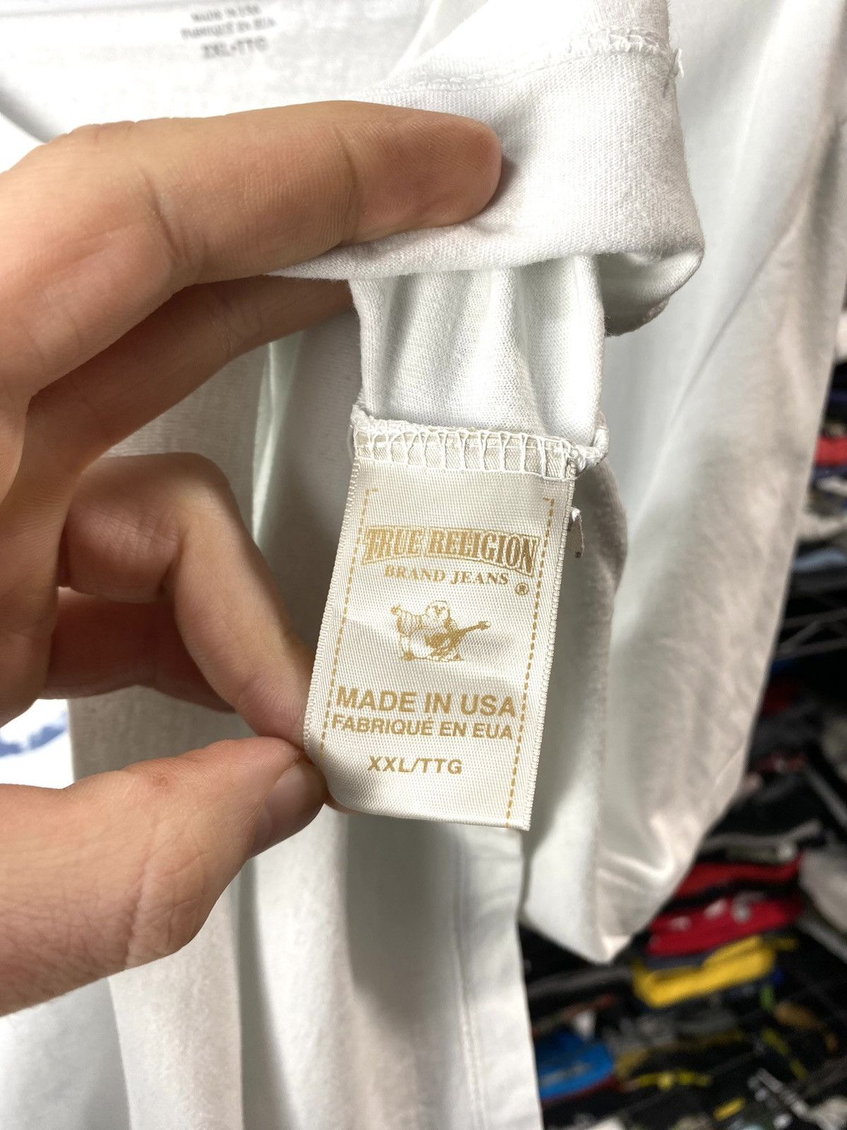 True Religion Vintage True Religion T Shirt Size US XXL / EU 58 / 5 - 6 Thumbnail