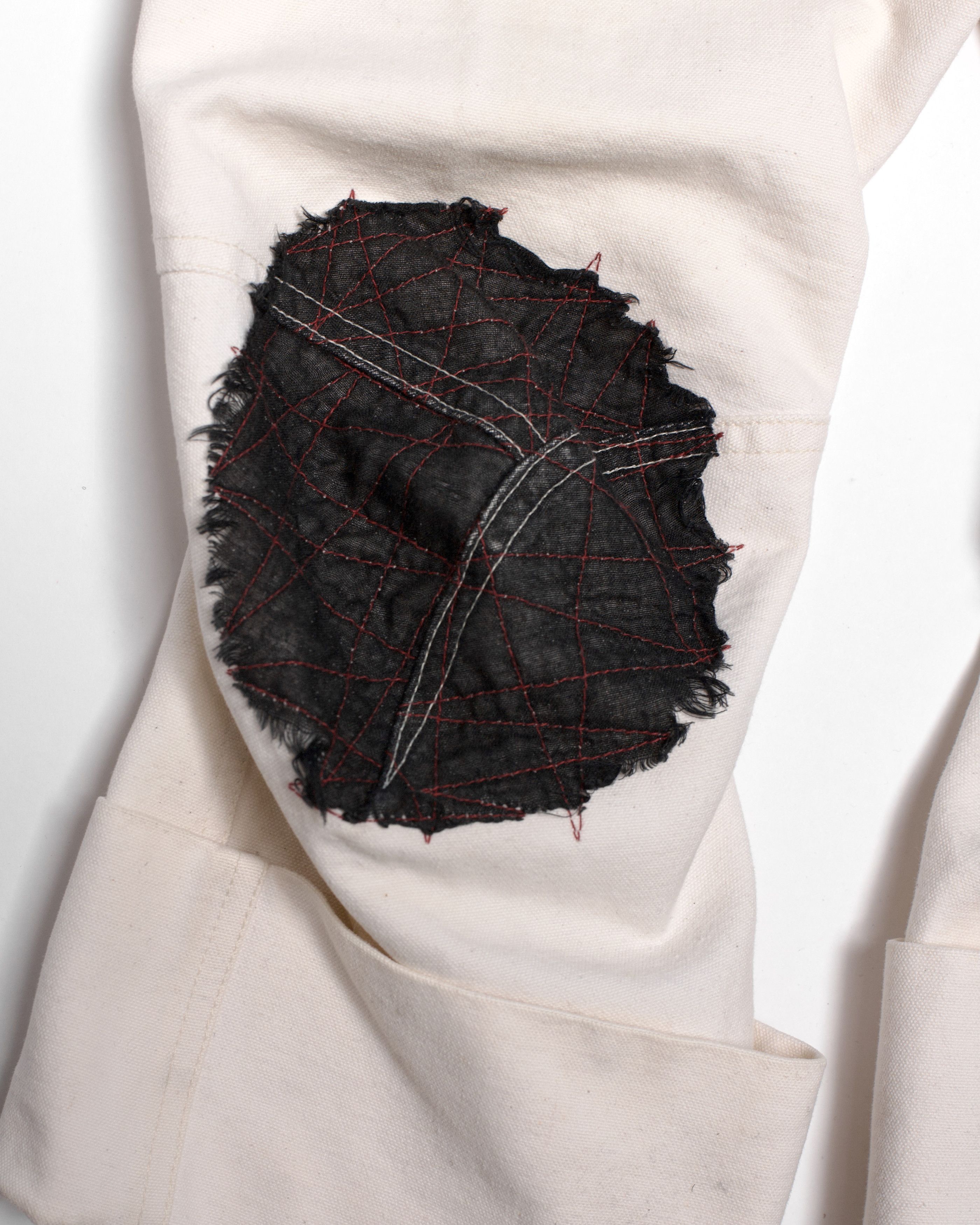 90s Christopher Nemeth Repaired Cropped Pants