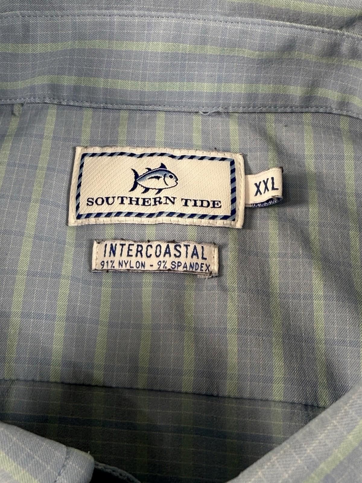 Southern Tide Southern Tide Button Down Intercoastal Mens XXL Blue Size US XXL / EU 58 / 5 - 4 Thumbnail