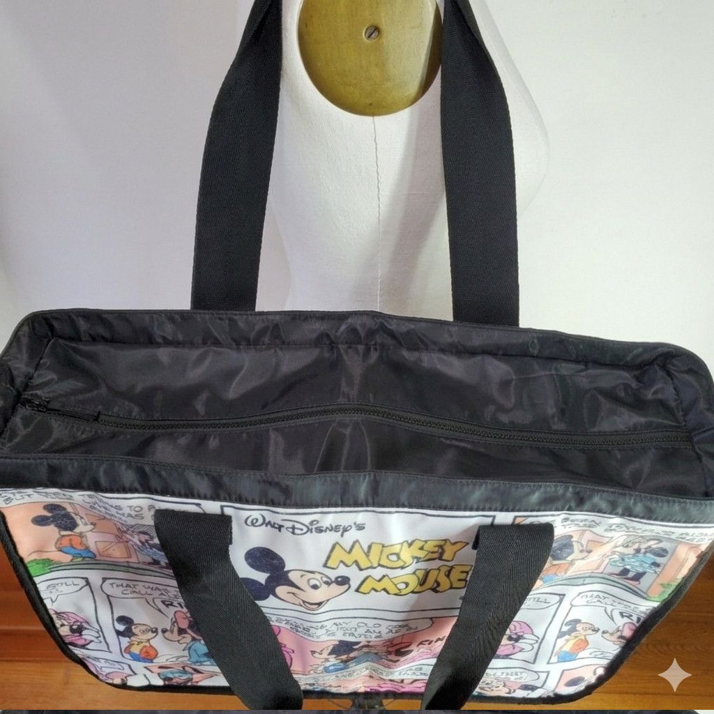 Disney Disney 20x15x6" Bag Mickey Minnie Comic Double Handles Size ONE SIZE - 5 Thumbnail