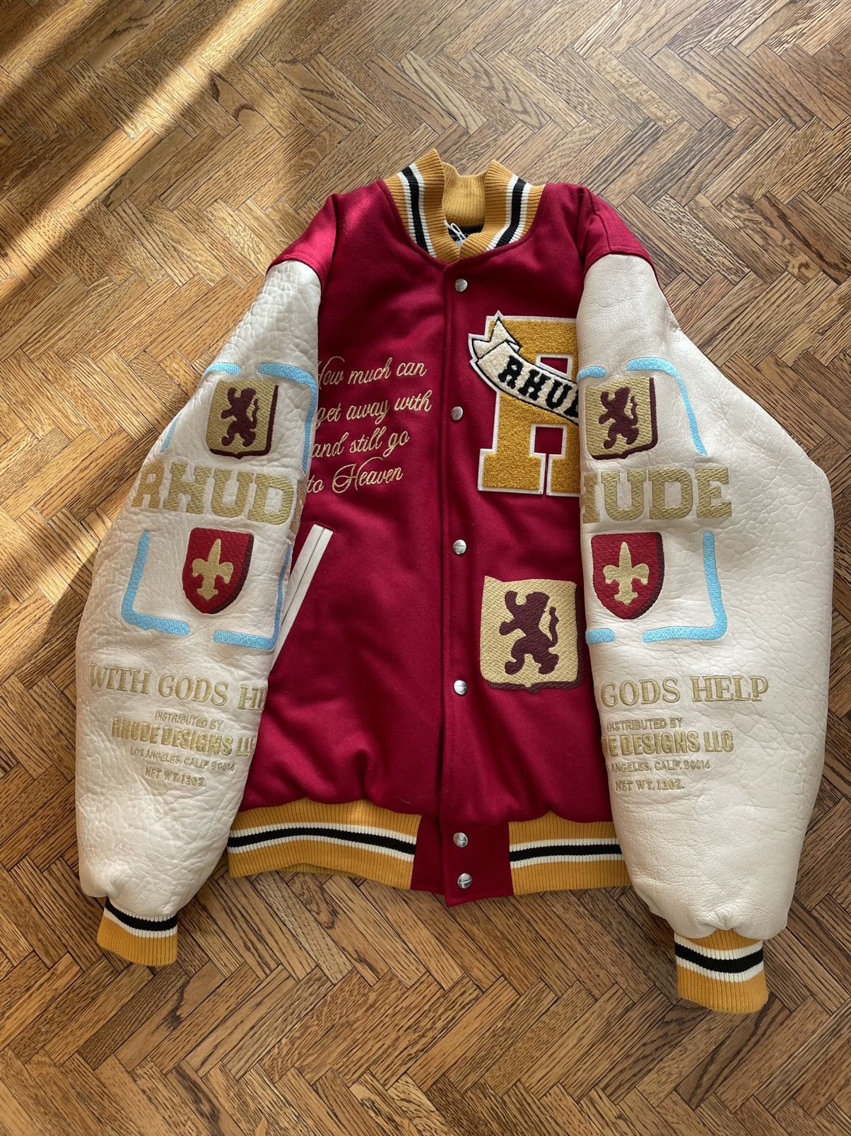 Rhude Rhude Bull Market Embroidered Varsity Jacket Size US XL / EU 56 / 4 - 1 Thumbnail