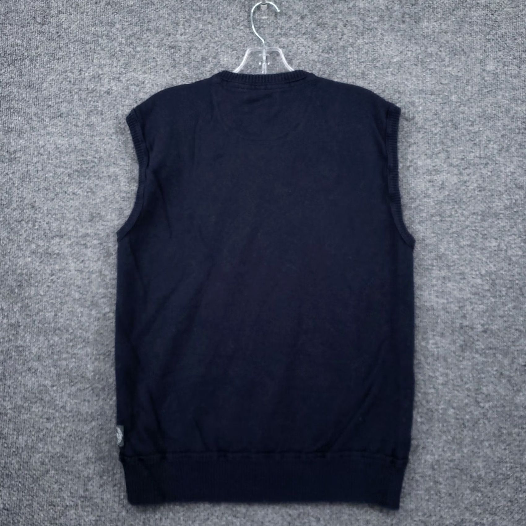 Buffalo David Bitton Buffalo David Bitton Sweater Vest Mens XL Blue Knit Diamond Print Sleeveless V-Neck Clothing Size US XL / EU 56 / 4 - 2 Thumbnail