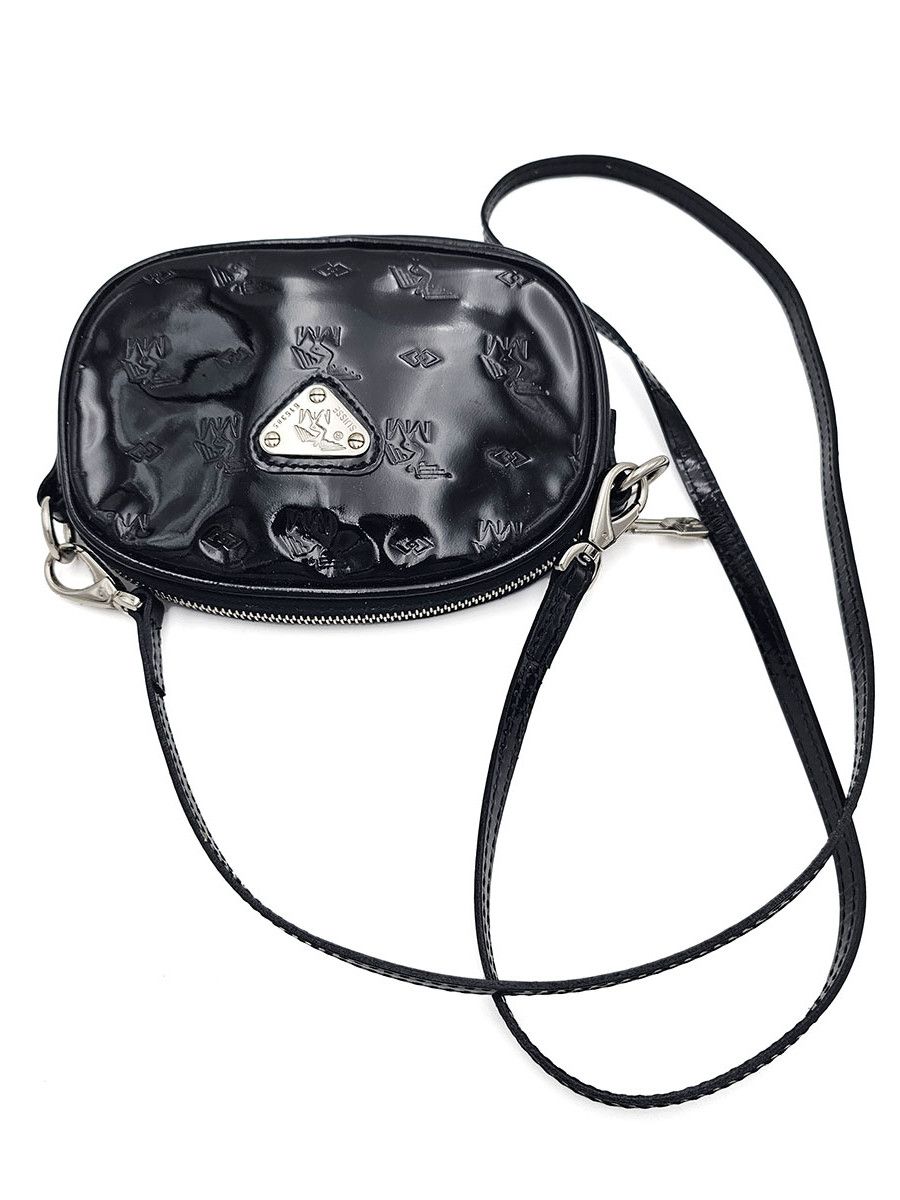 Maison Mollerus Maison Mollerus Black Patent Leather Crossbody Bag Size ONE SIZE - 3 Thumbnail