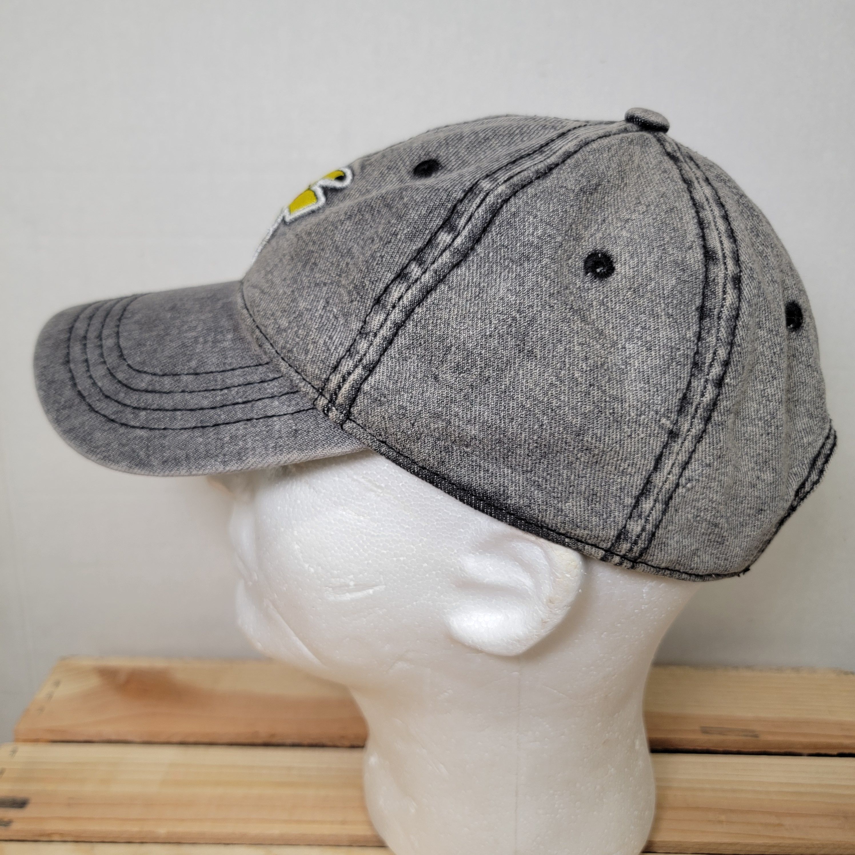 Pokemon Pokemon Grey Demin Adjustable Pikachu Ball Cap - OSFM Size ONE SIZE - 6 Thumbnail
