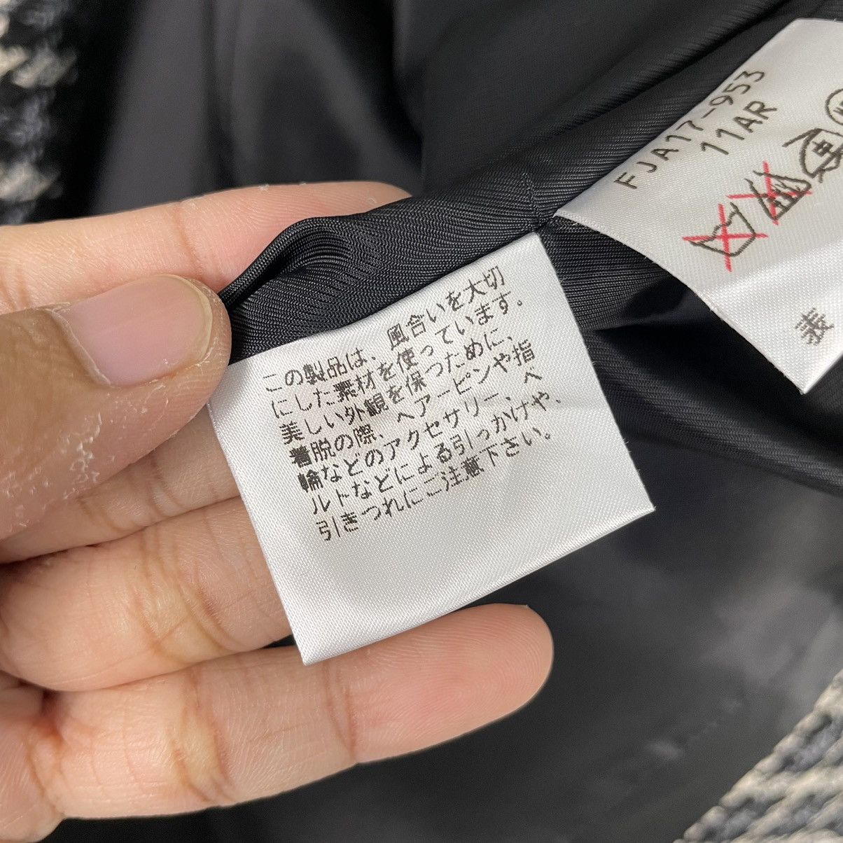 Burberry × Vintage 💥90s BURBERRYS CHECKED BLACK WHITE JACKET Size M / US 6-8 / IT 42-44 - 18 Thumbnail