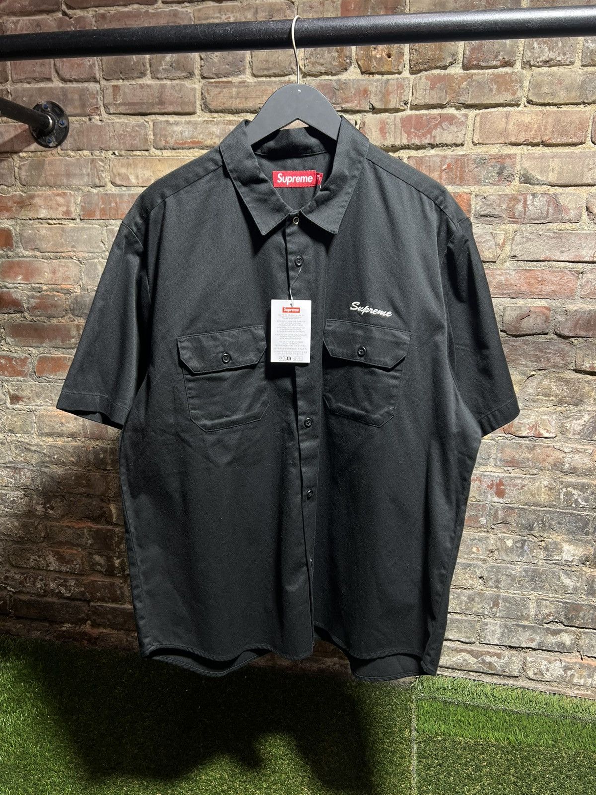 Supreme Rhinestone Button-Up Shirt