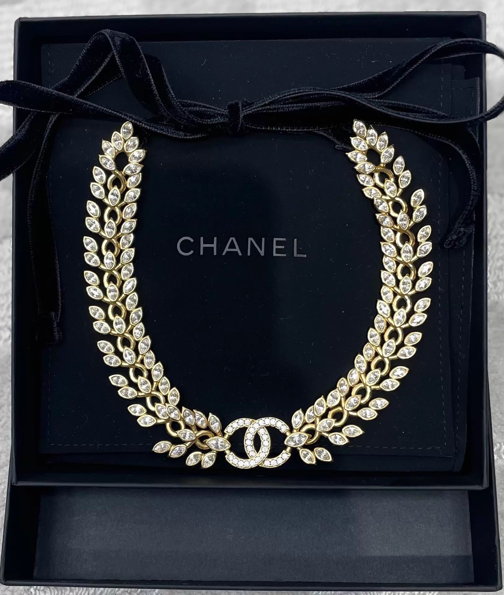 Chanel Chanel Wheat Ear Headband & Necklace 98 New Authentic Size ONE SIZE - 2 Thumbnail