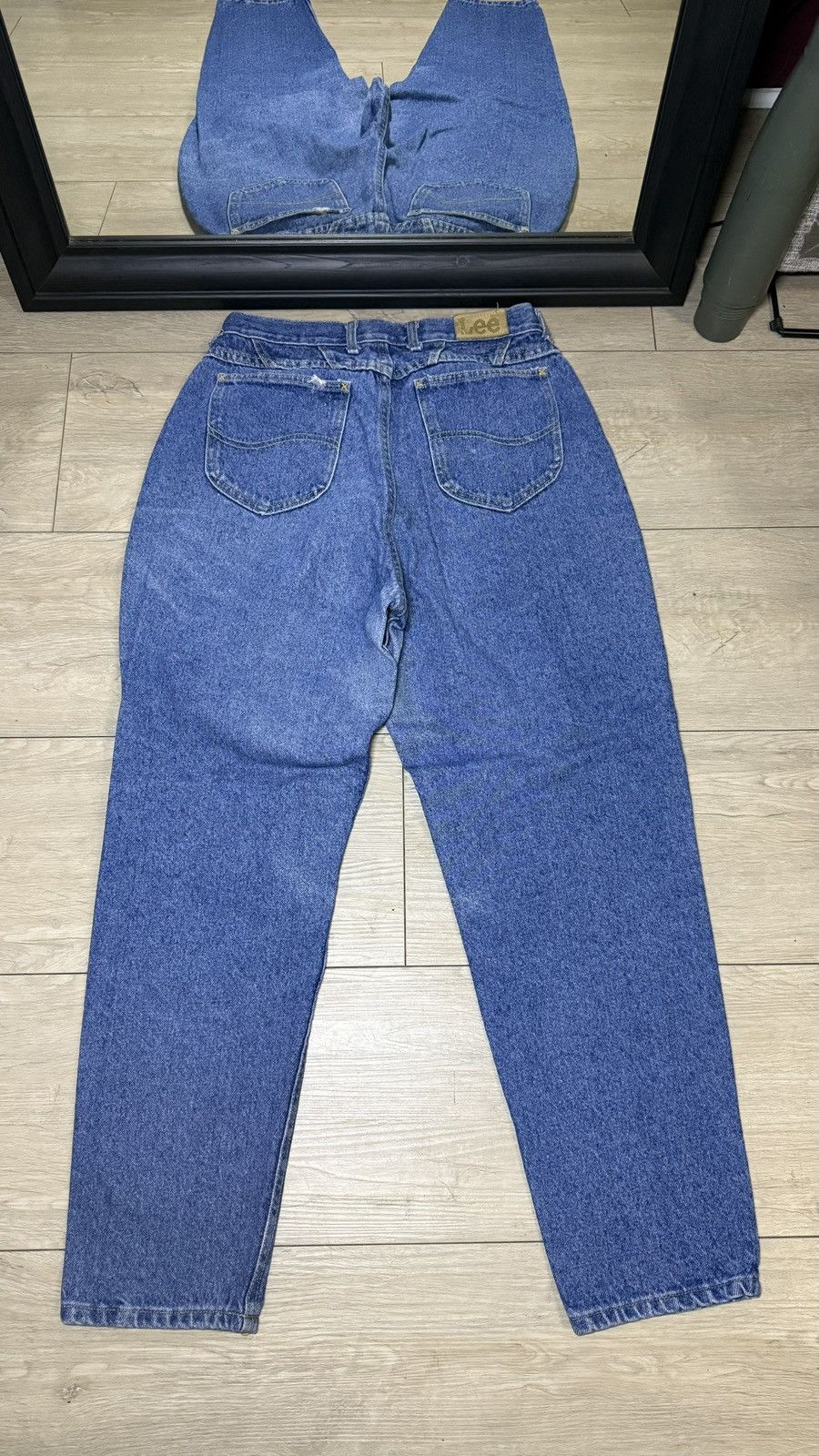 Lee Vintage 1990s Women’s Lee Riders Mom Jeans 14 Size 36" / US 14 / IT 50 - 2 Thumbnail