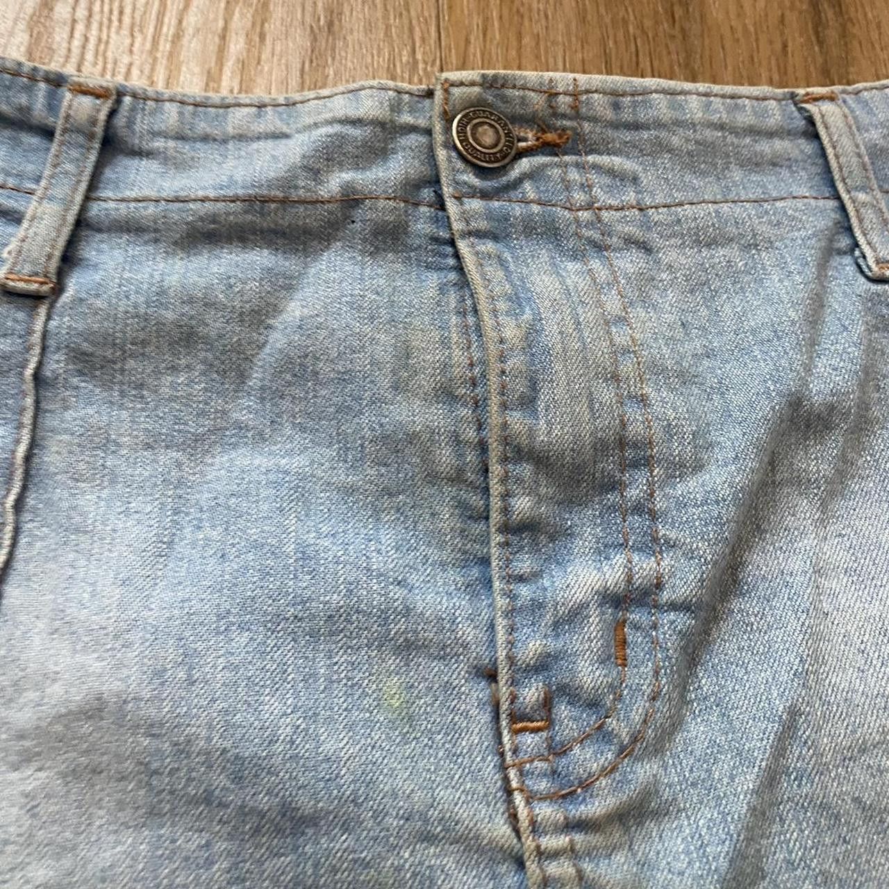 Playboy Blue denim mini skirt with Playboy bunny detail Size US M / EU 48-50 / 2 - 5 Thumbnail