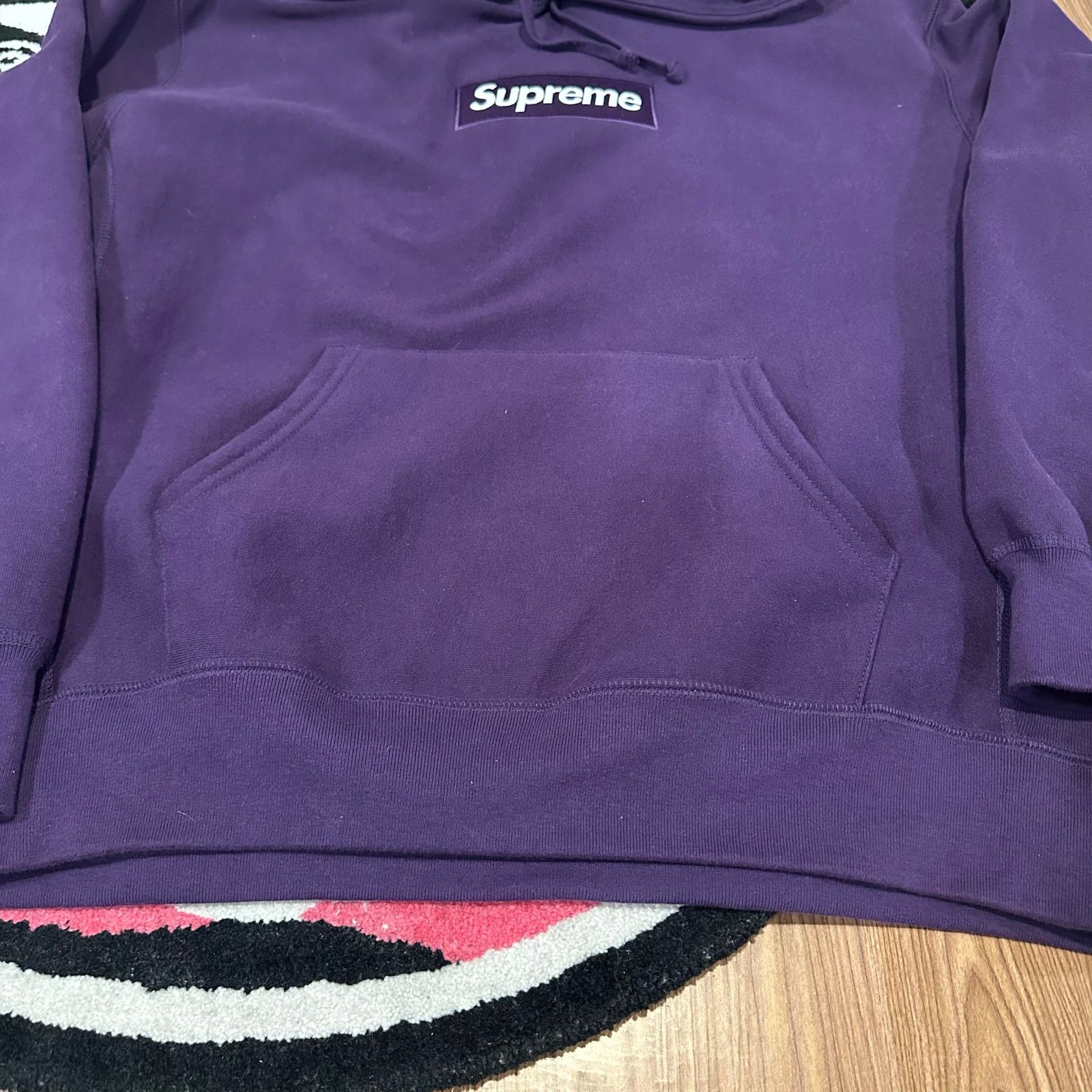 Supreme Supreme Box Logo Hooded Sweatshirt (FW23) – Dark Purple – XL Size US XL / EU 56 / 4 - 6 Thumbnail