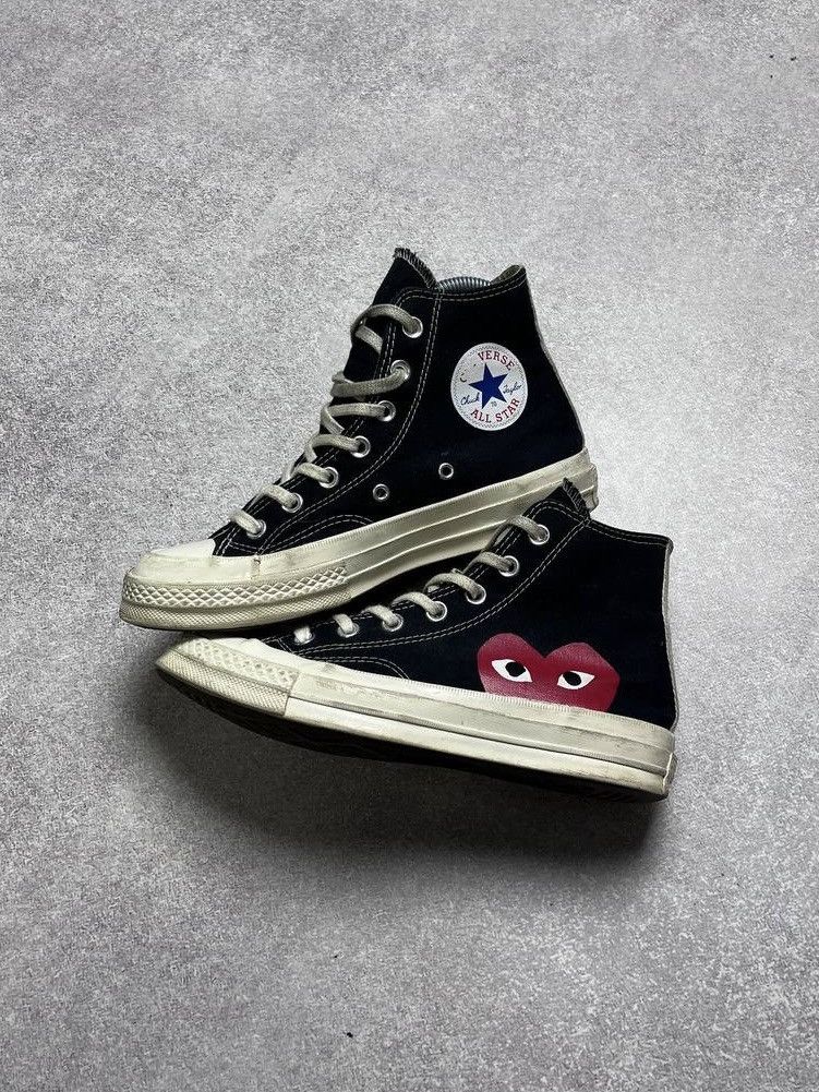 Comme des Garcons × Converse × Vintage Vintage Play Comme Des Garcons x Converse Chuck Taylor UK 5 Size US 7.5 / IT 37.5 - 3 Thumbnail