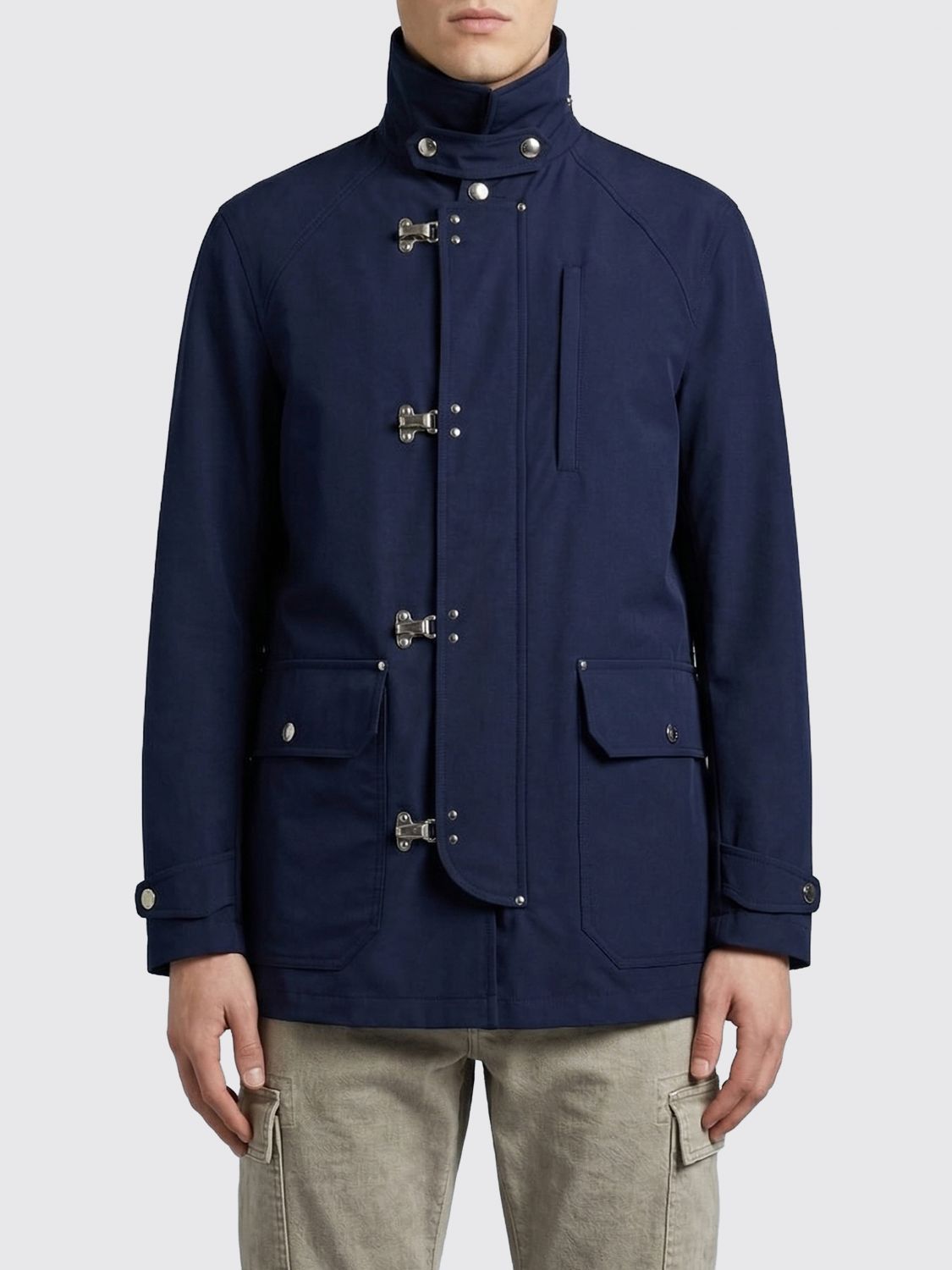 Brunello Cucinelli Brunello Cucinelli Jacket Men Blue Size US M / EU 48-50 / 2 - 1 Thumbnail