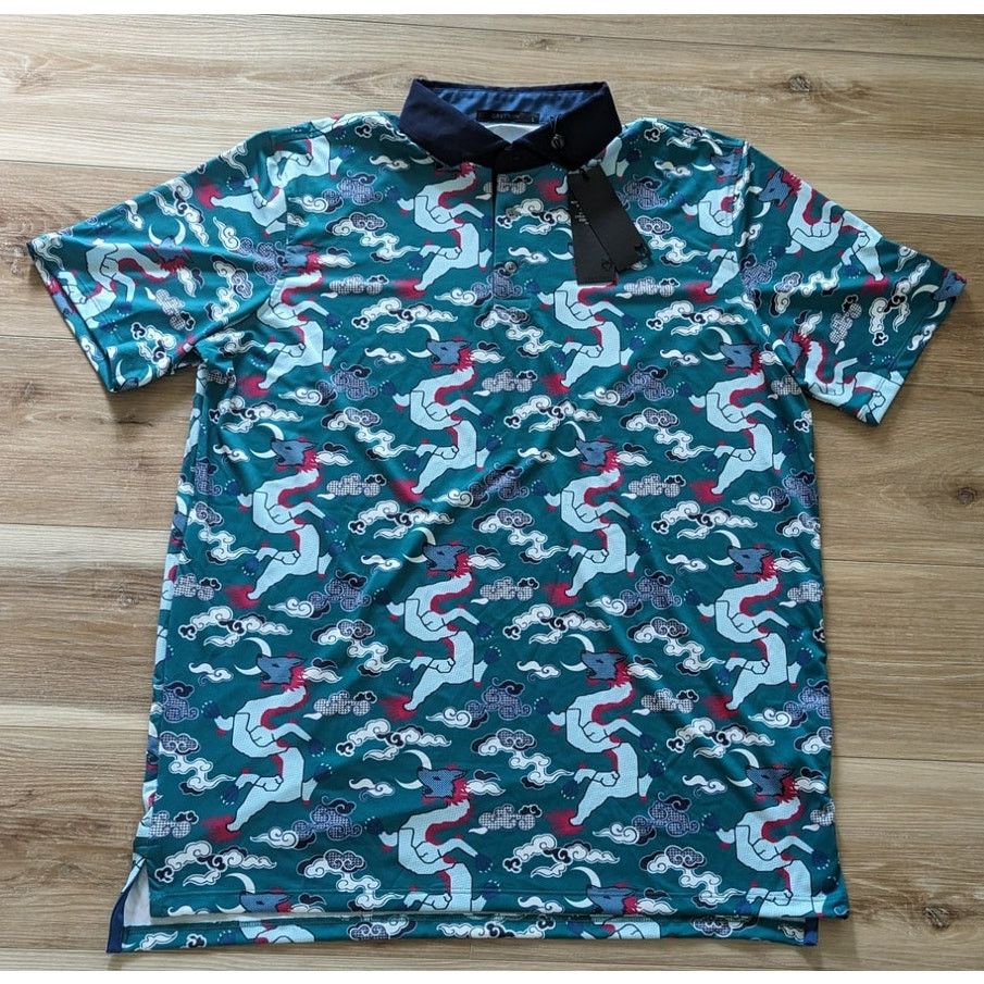 Other NWT Greyson Men's Wolf Slayer Polo in Jungle size Large Size US S / EU 44-46 / 1 - 3 Thumbnail