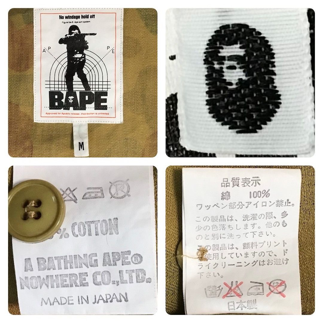 Bape 🔥Vintage🔥 BAPE Apeman Camo Military Shirt a bathing ape NIGO Size US M / EU 48-50 / 2 - 7 Thumbnail