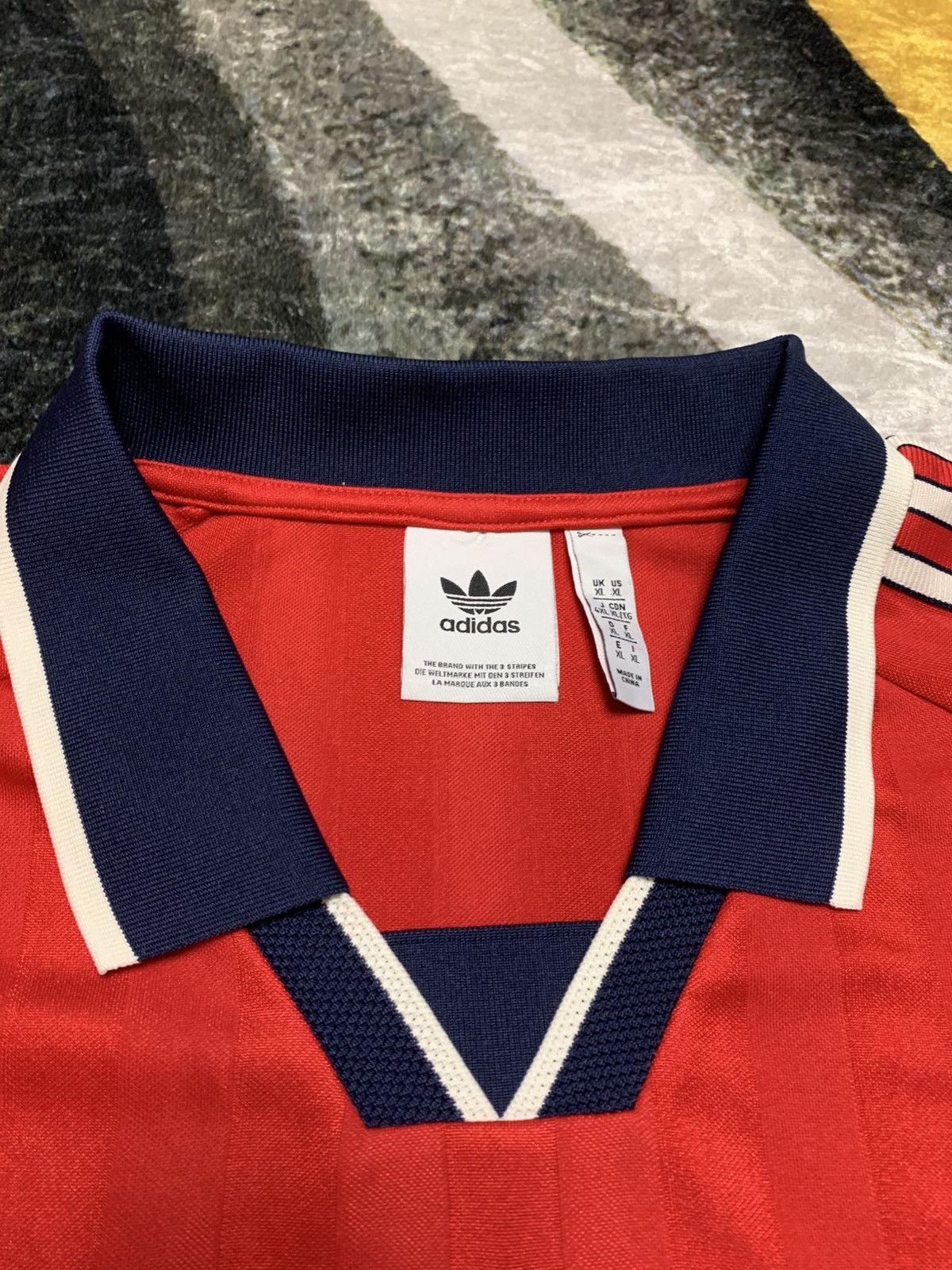 Adidas Adidas Vintage Soccer Jersey Polo Size ONE SIZE - 4 Thumbnail