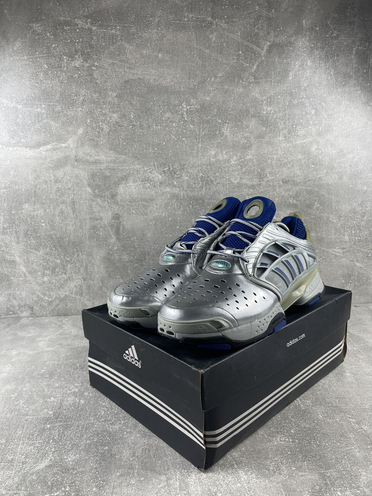 Adidas Adidas ClimaCool 3M Silver Blue Vintage Training Sneakers Size US 11 / EU 44 - 9 Thumbnail