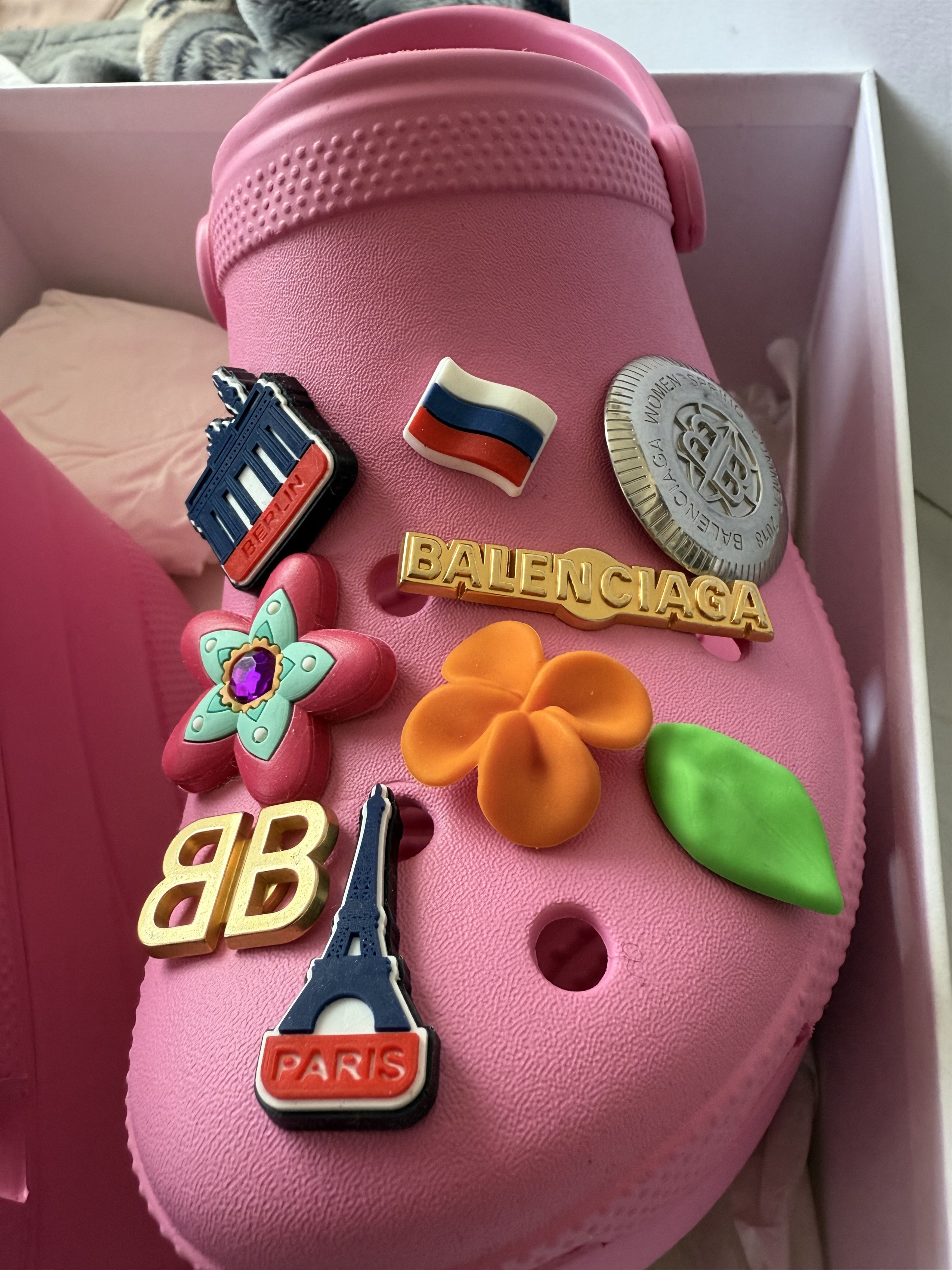 Balenciaga BALENCIAGA CROCS (W Main Acc Sandal W1GH0) Size US 6 / EU 39 - 4 Thumbnail