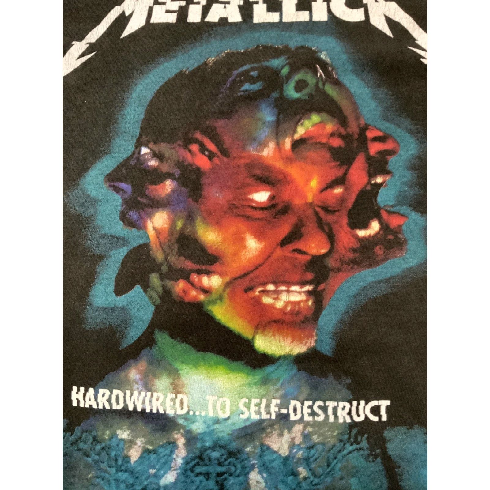 Vintage VINTAGE Metallica T-Shirt WorldWired 2017 Official Band Tour Medium Black Mens Size US M / EU 48-50 / 2 - 6 Thumbnail
