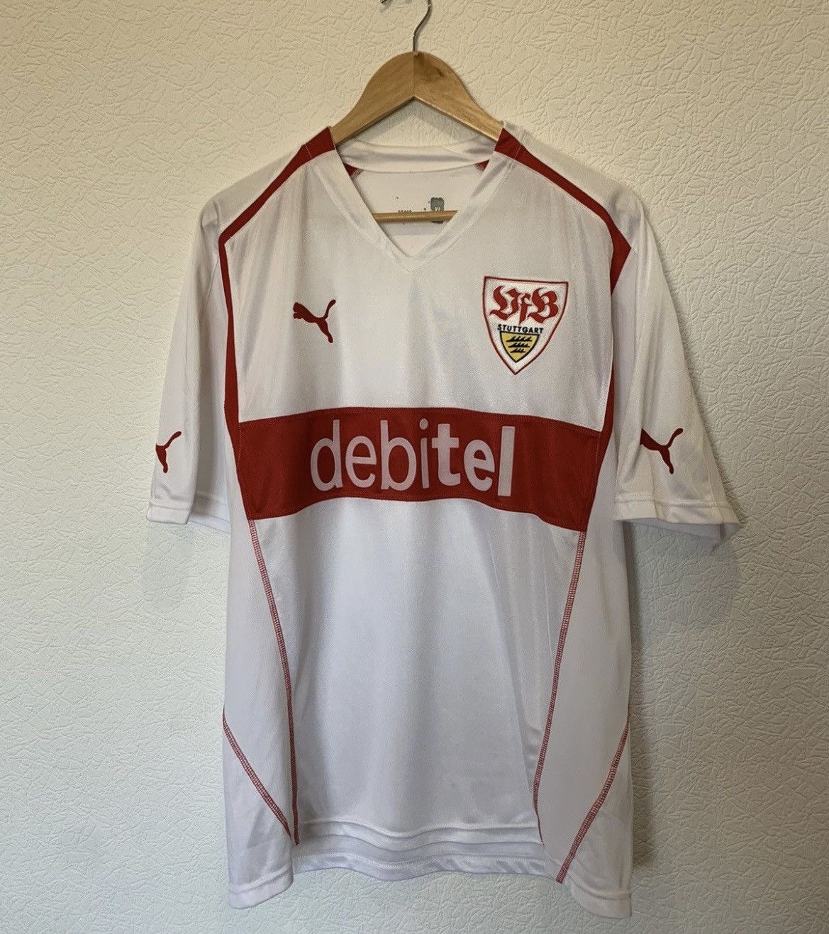 Puma STUTTGART PUMA 2004/2005 HOME KIT SOCCER JERSEY FOOTBALL Size US XL / EU 56 / 4 - 1 Thumbnail