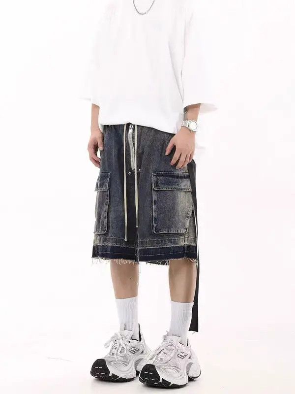 Japanese Brand Takako x Yuri Vintage High Street Multi-Pocket Denim Shorts Size US 30 / EU 46 - 4 Thumbnail