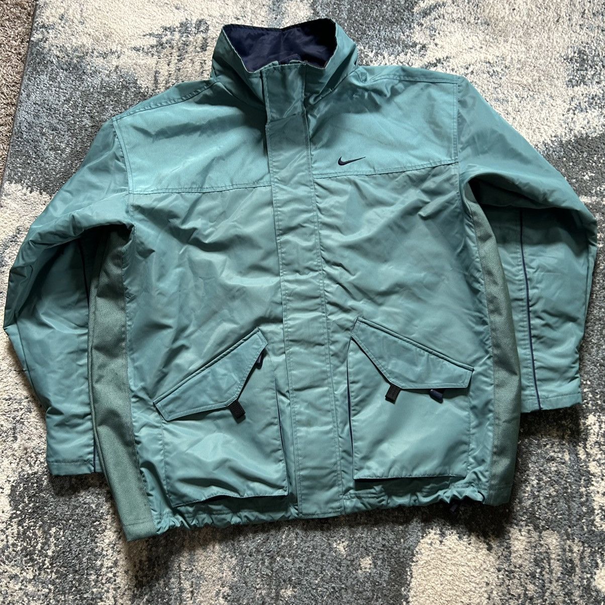 Nike ACG TEAL NAVY NYLON STORM-FiT RAiN JACKET COAT SEATTLE MARiNERS Size US XXL / EU 58 / 5 - 15 Thumbnail