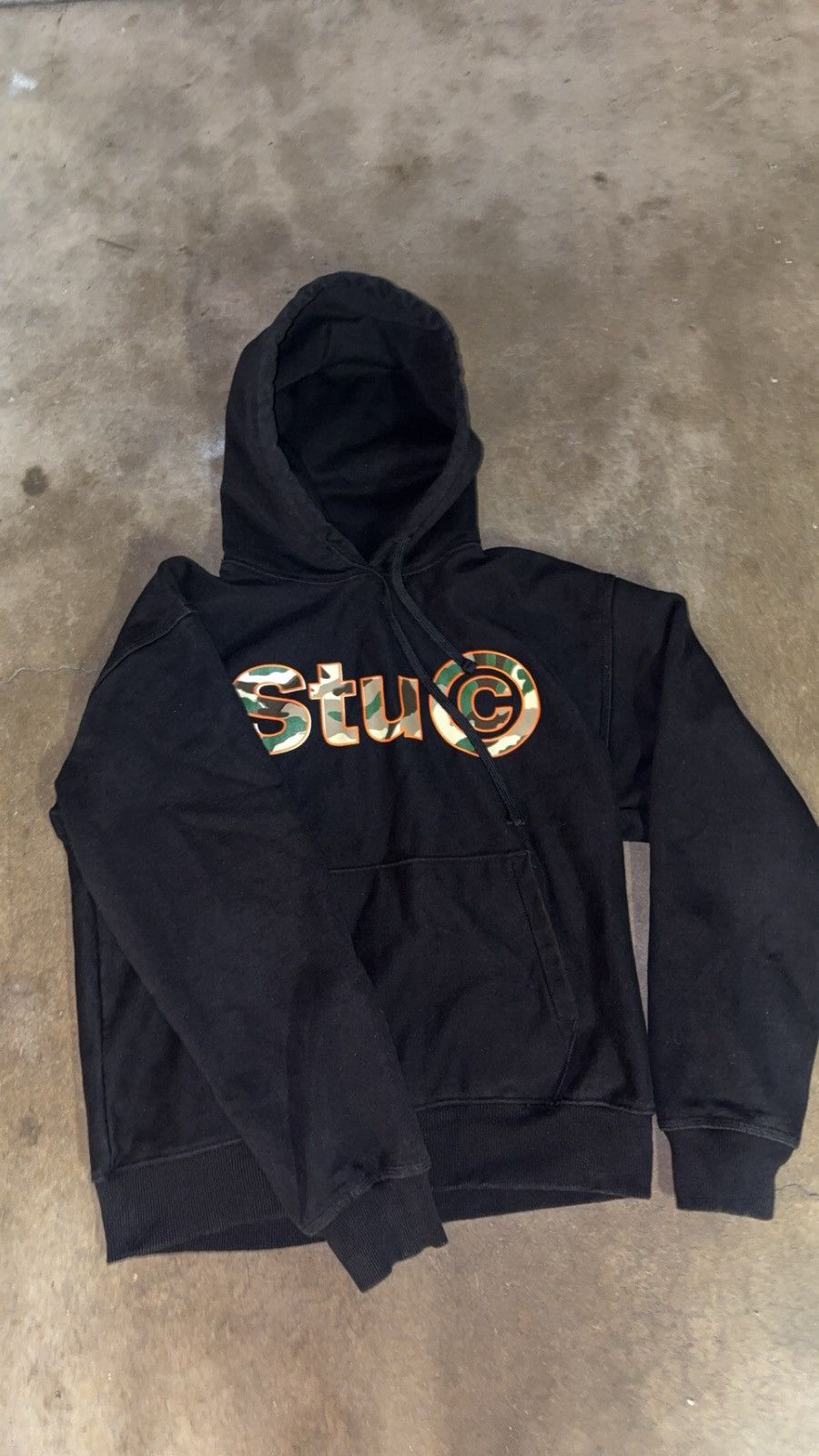Stussy Stu C. Black Camo Hoodie