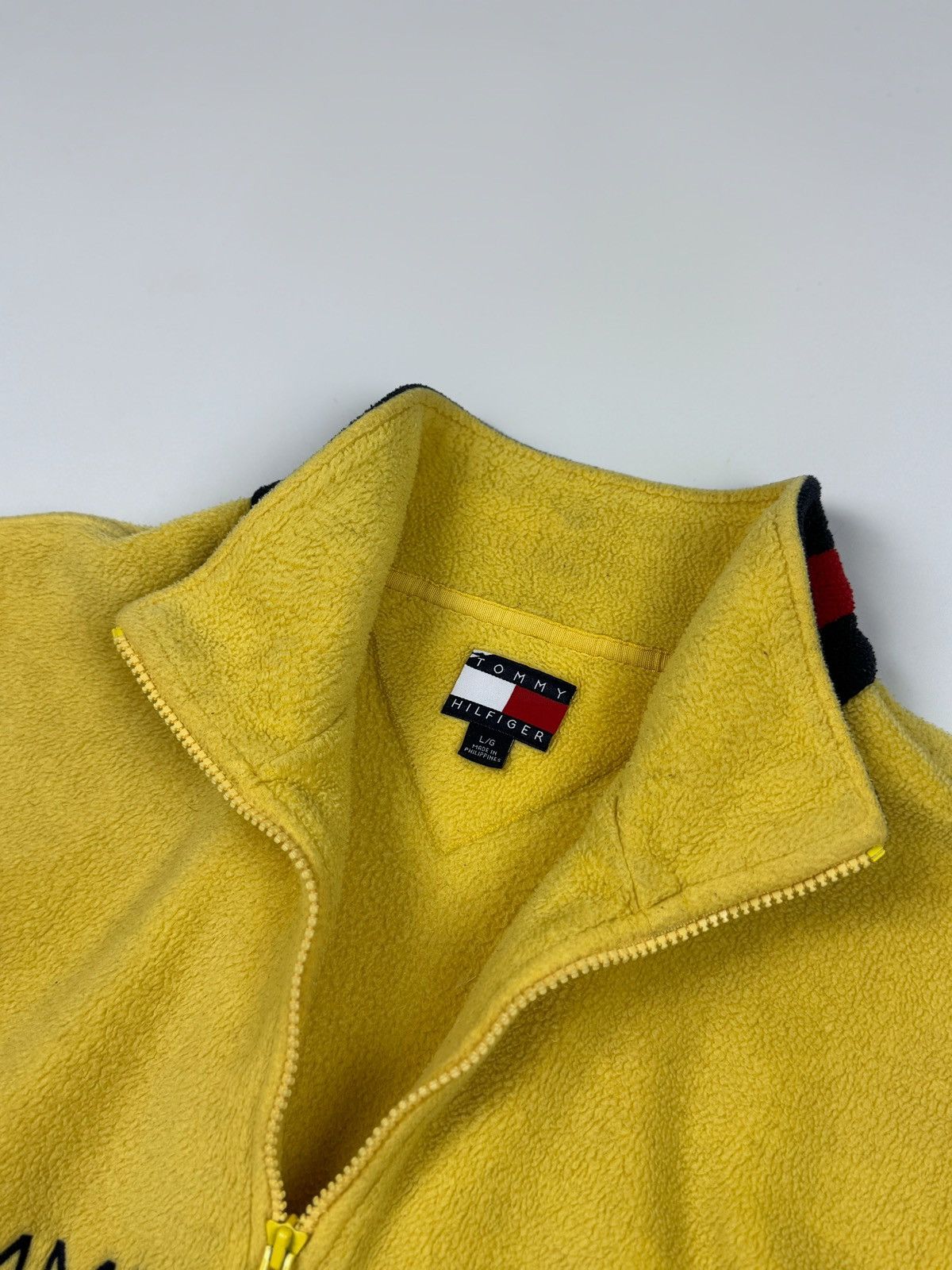 Tommy Hilfiger × Vintage Y2K Vintage Tommy Hilfiger 1/3 Zip Fleece Size US L / EU 52-54 / 3 - 10 Thumbnail